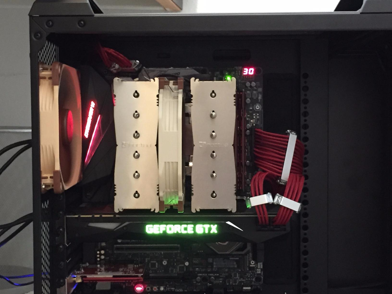 Noctua NH-D15, Premium CPU Cooler with 2X NF-A15 PWM 140mm Fans (Brown) customer photo 2