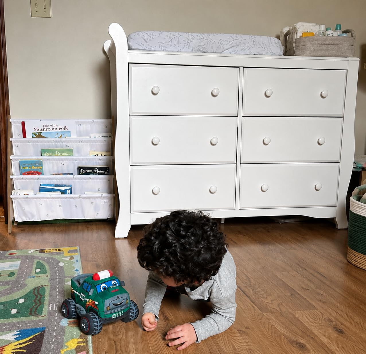 Storkcraft Avalon 6 Drawer Double Dresser, White | GREENGUARD Gold Certified, Dresser for Kids Bedroom, Includes Safety-Focused Interlocking Drawer System customer photo 2