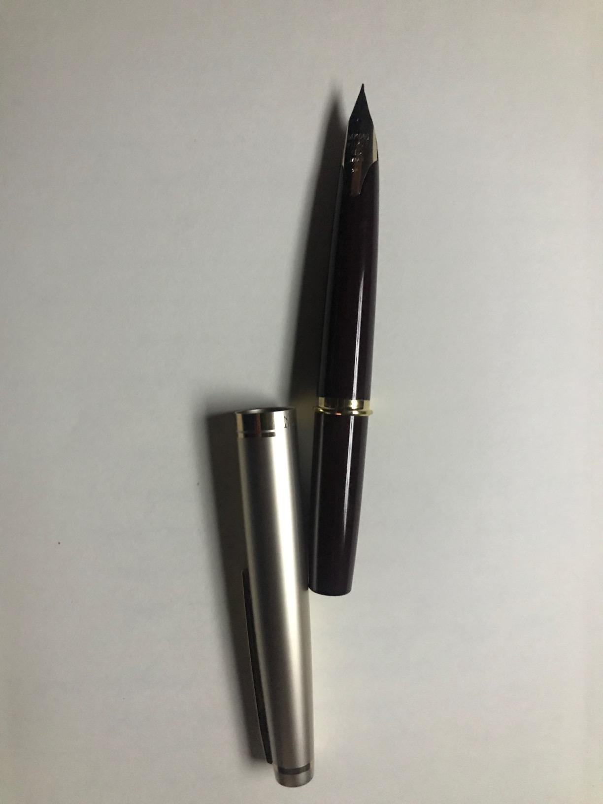 PILOT E95s Fountain Pen, Ivory Barrel with Gold Accents, Medium Nib, Blue Ink (60841) customer photo 1
