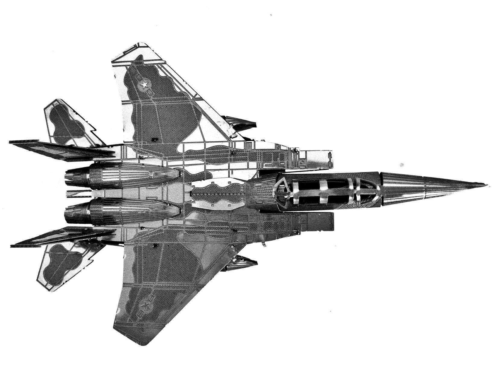 Metal Earth Boeing F-15 Eagle Airplane 3D Metal Model Kit Fascinations customer photo 2