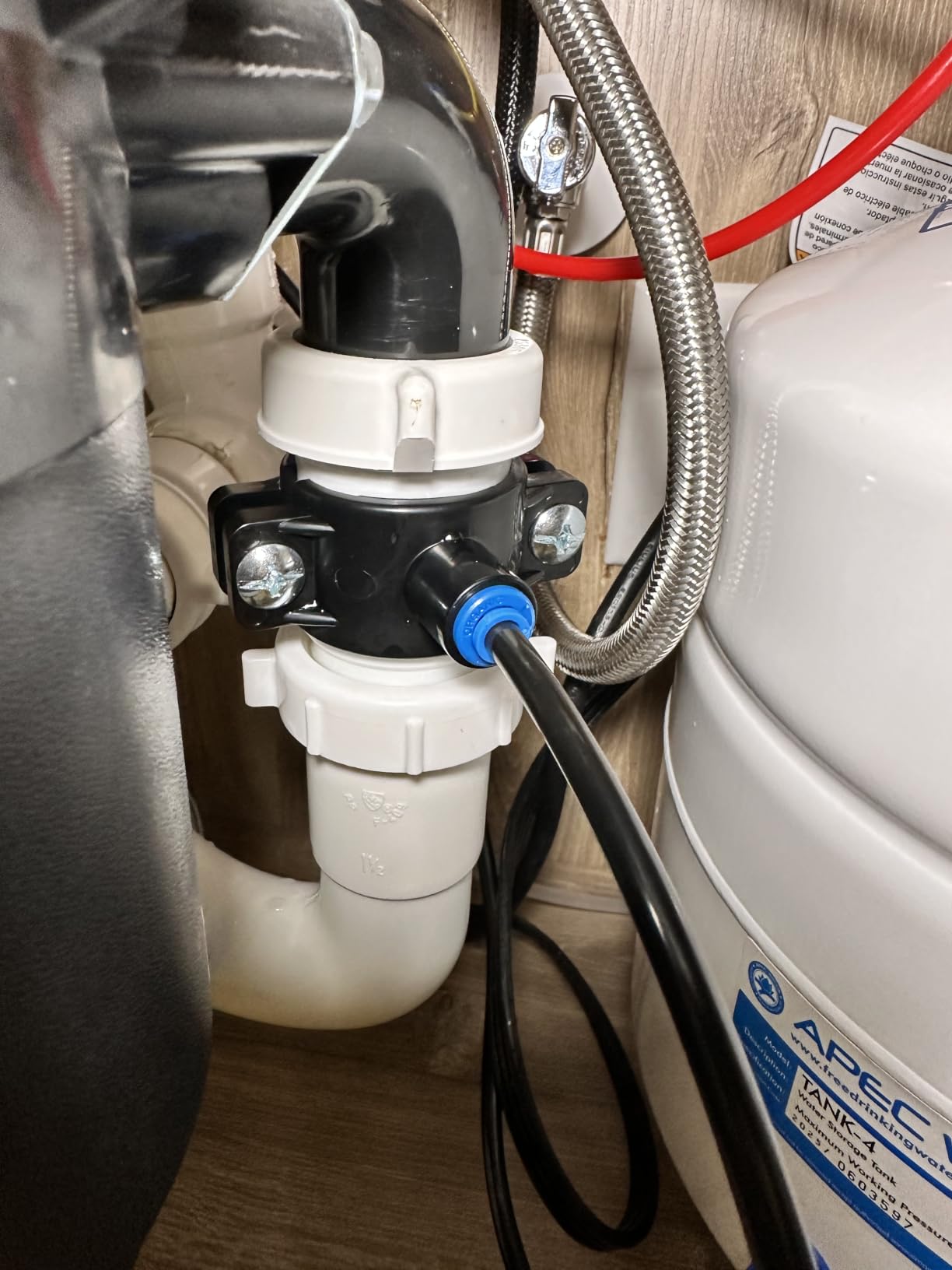 APEC Water ROES-PH75, 6-Stage Under Sink RO System, Alkaline, 75 GPD | NSF Certified 372 & 58, Reduces 99% of Impurities, 75 GPD, 6-Stage Filtration, Under Sink Installation customer photo 1