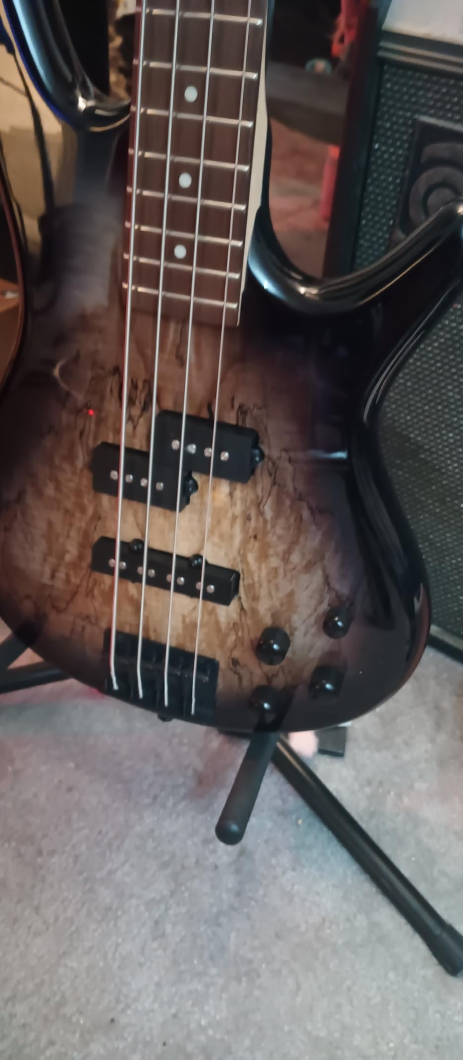 Gio GSR200 Bass Guitar, Weathered Black customer photo 1