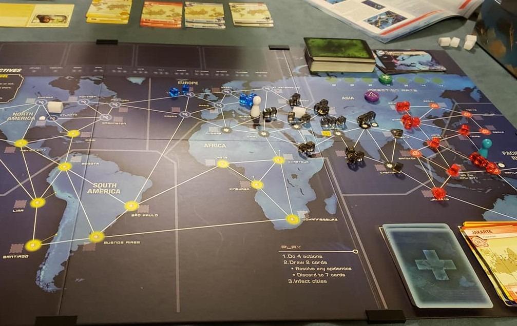Pandemic Legacy Season 1 Board Game (Blue) - Epic Year-Long Battle Against Deadly Diseases! Cooperative Strategy Game for Family Game Night, Ages 13+, 2-4 Players, 1 Hr Playtime, Made by Z-Man Games customer photo 1