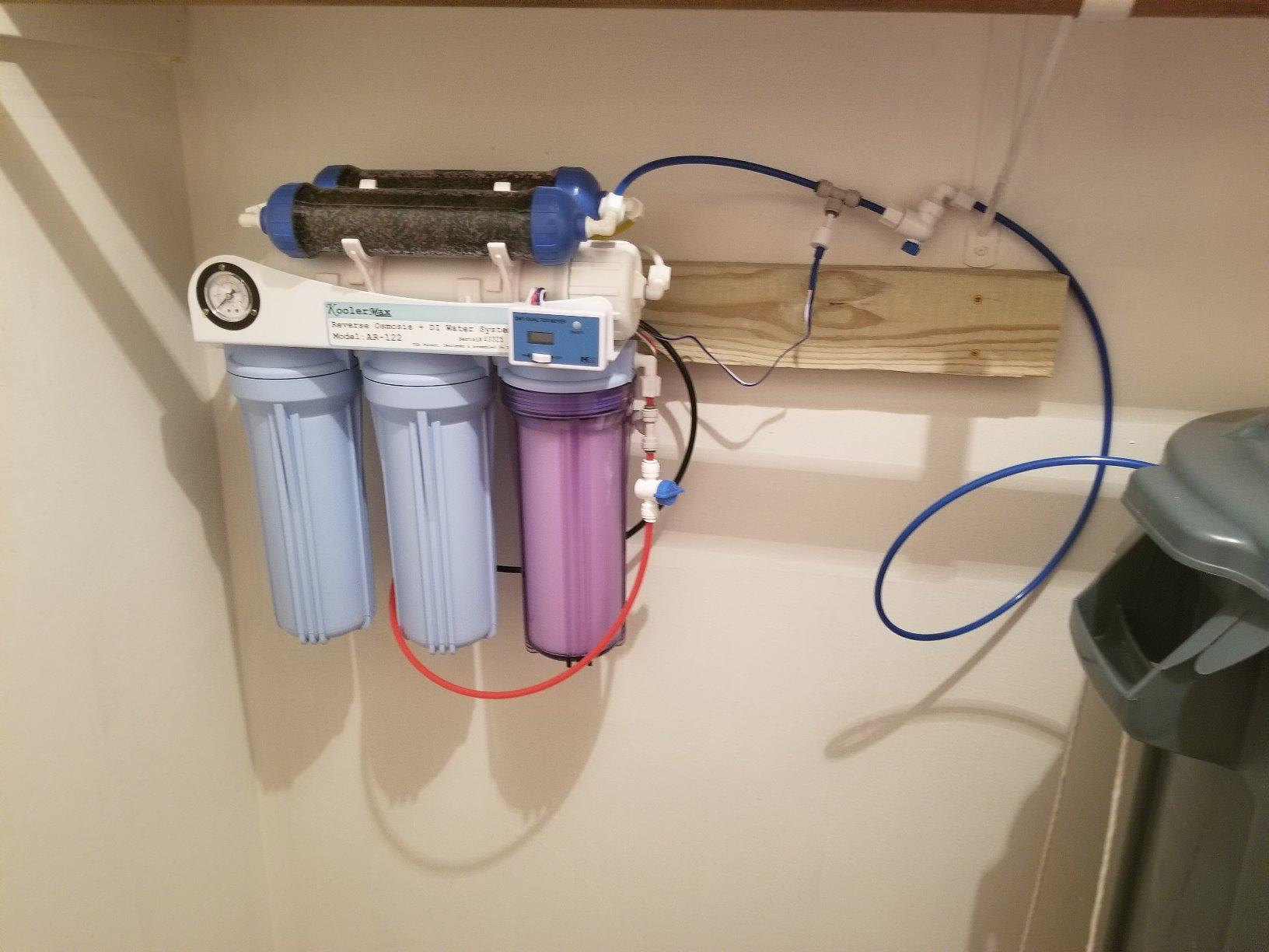 AR-122 6-stage RO+DI Aquarium Reef Reverse Osmosis Water System 150 GPD customer photo 2