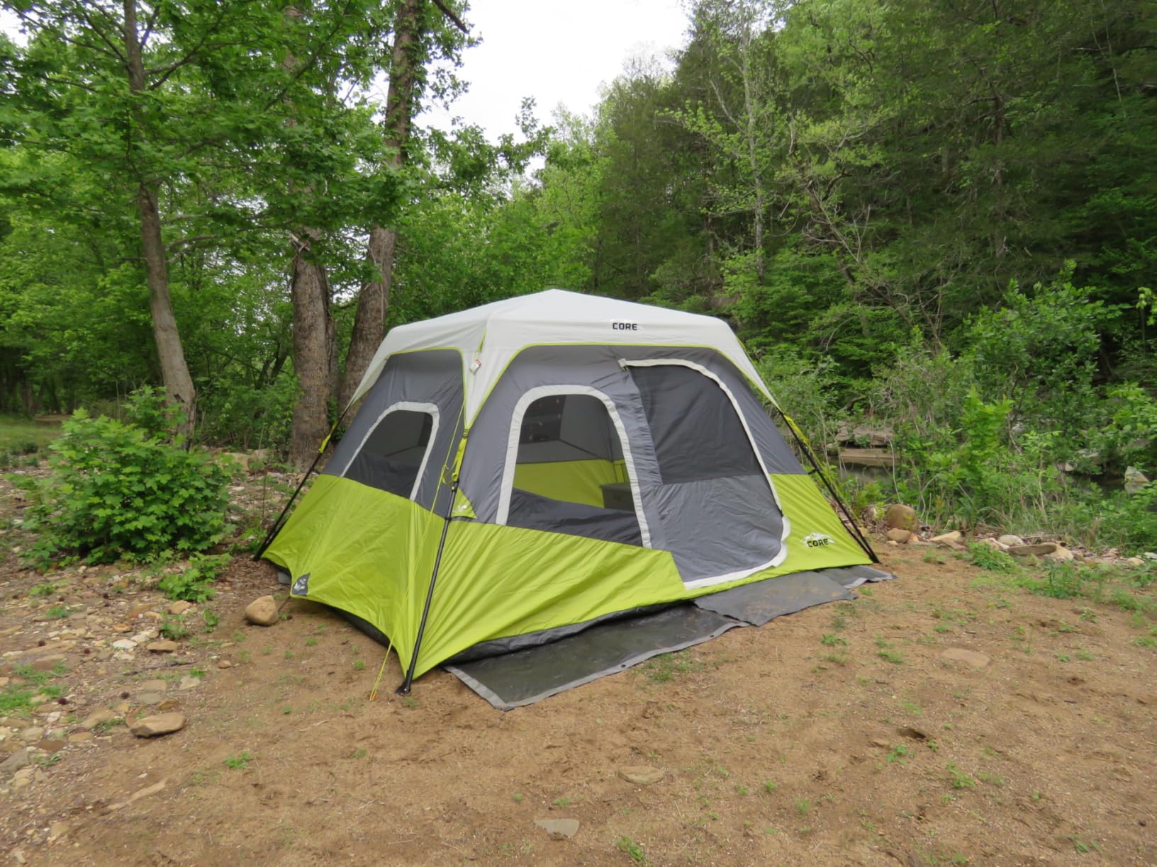 CORE Instant Cabin Tents | Family Cabin Multi Room Pop Up Tents Car Camping | Included Storage Pockets for Camping Accessories customer photo 2