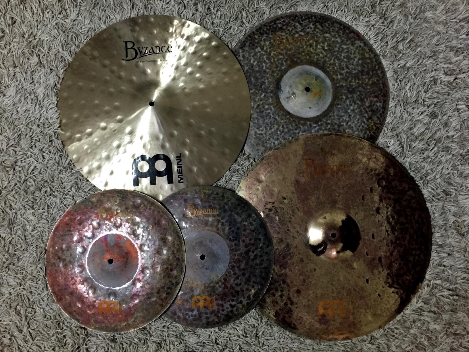 Meinl Cymbals MJ401+18 Mike Johnston Pack Byzance Cymbal Box Set with Free 18