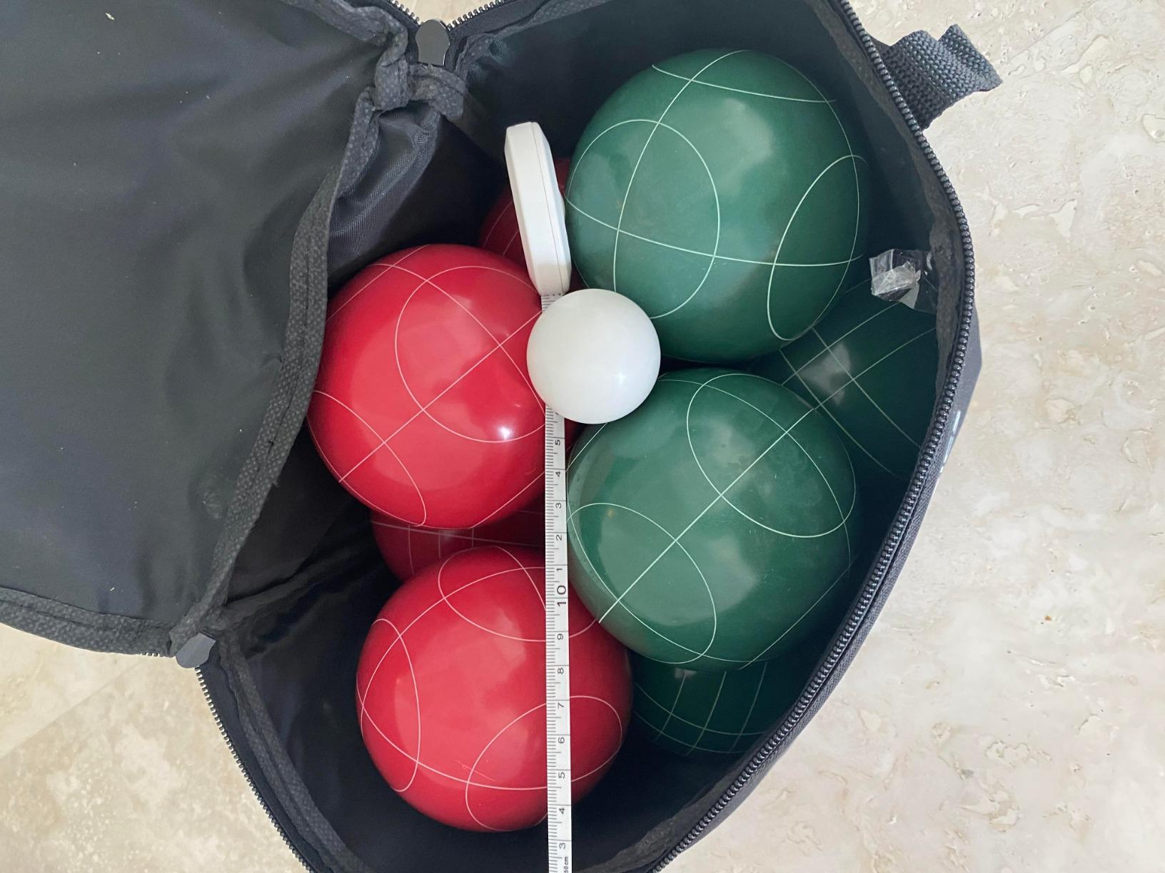 Amazon Basics 100mm Bocce Ball Set customer photo 1