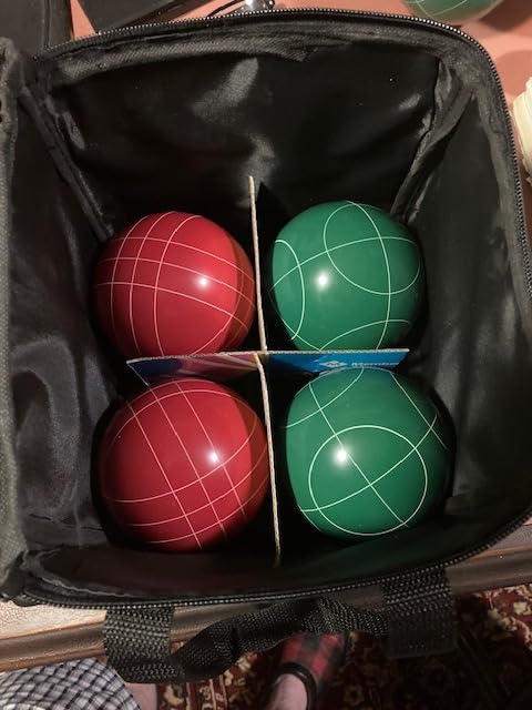 Amazon Basics 100mm Bocce Ball Set customer photo 2