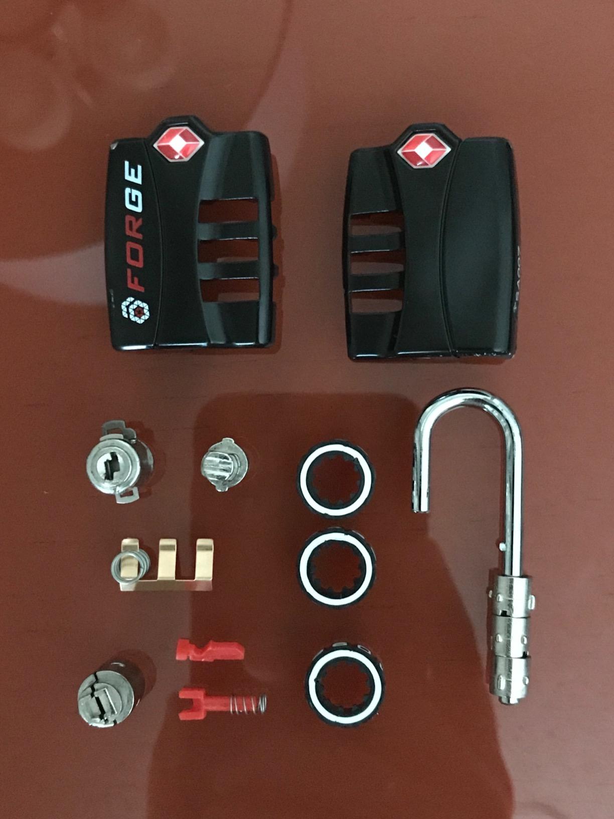Forge TSA Approved Luggage Locks - Black 2 PK customer photo 2