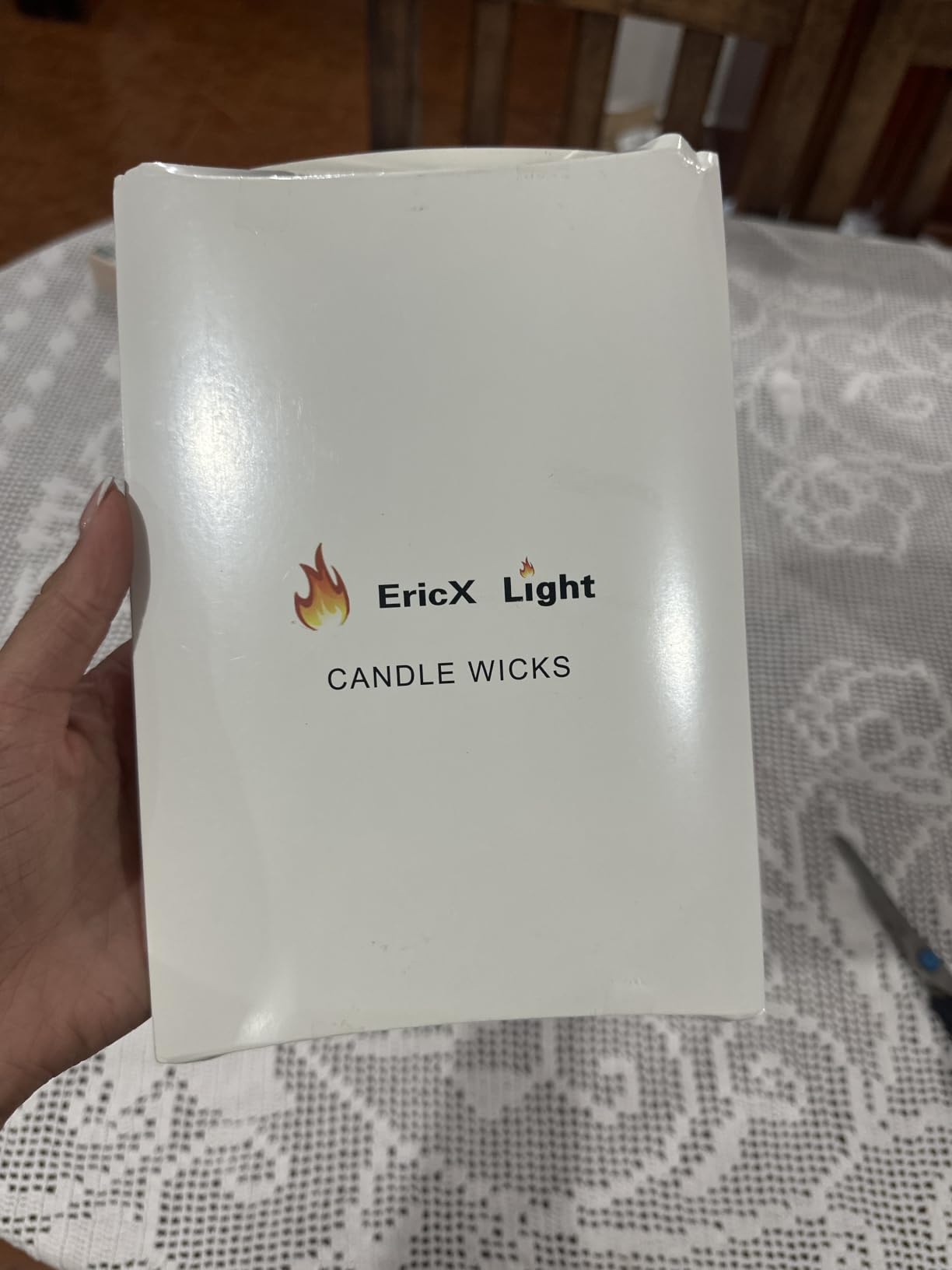 EricX Light 100 Piece Natural Candle Wick, Low Smoke 6