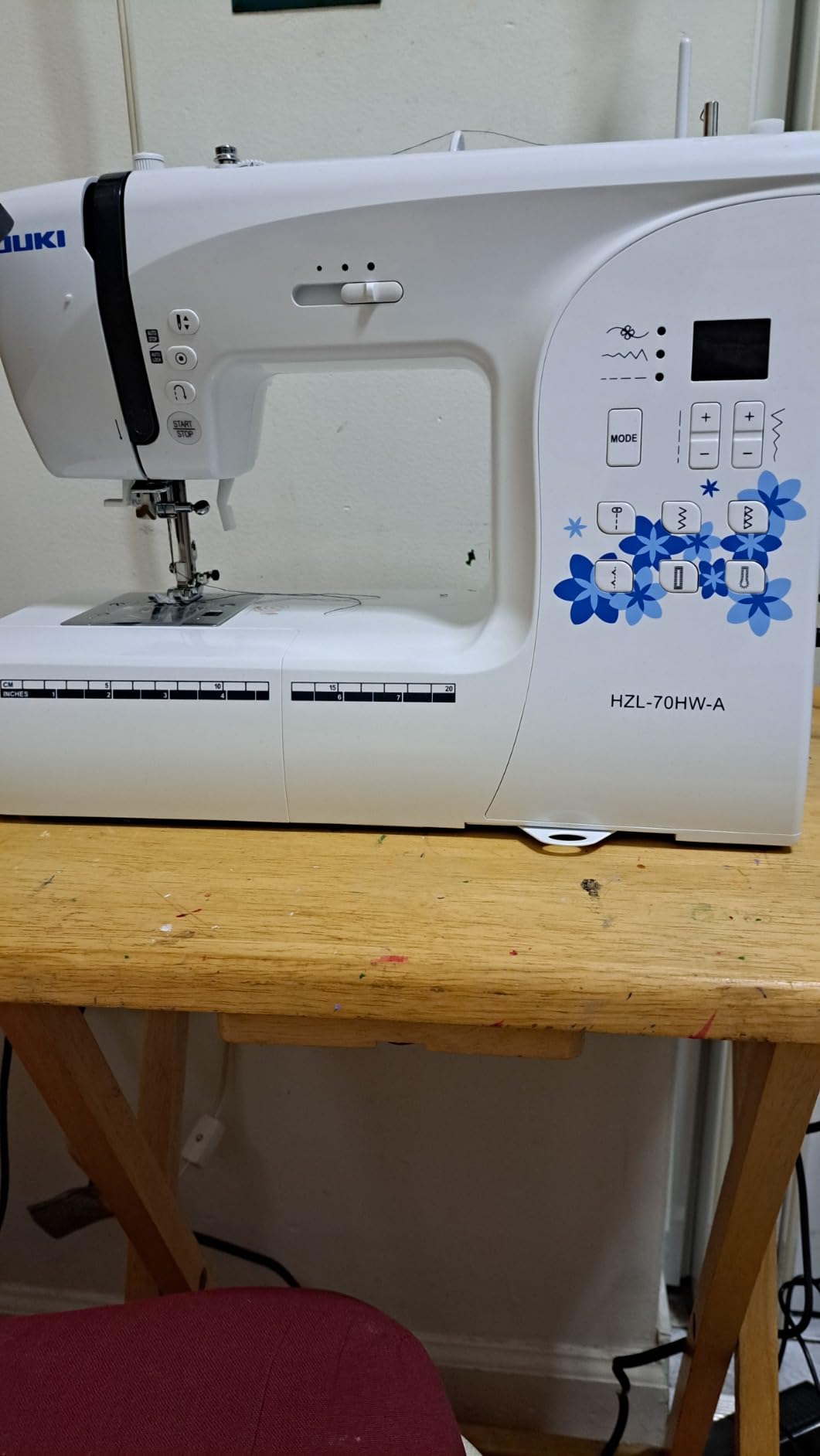 Juki HZL-70HW Computer Sewing Machine | 80 Sewing Patterns, 6 Types of Stitch Patterns, Quick Reference Plate customer photo 1
