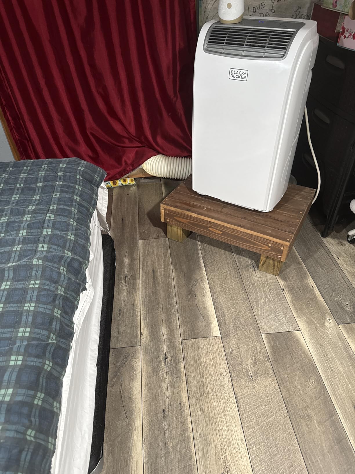 BLACK+DECKER Portable Air Conditioner, 9,000 BTU, BPACT08WT, White | 5,300 BTU SACC for Rooms up to 400 Sq. Ft., 3-in-1 Portable AC, Fan and Dehum with Follow Me Remote Control customer photo 2