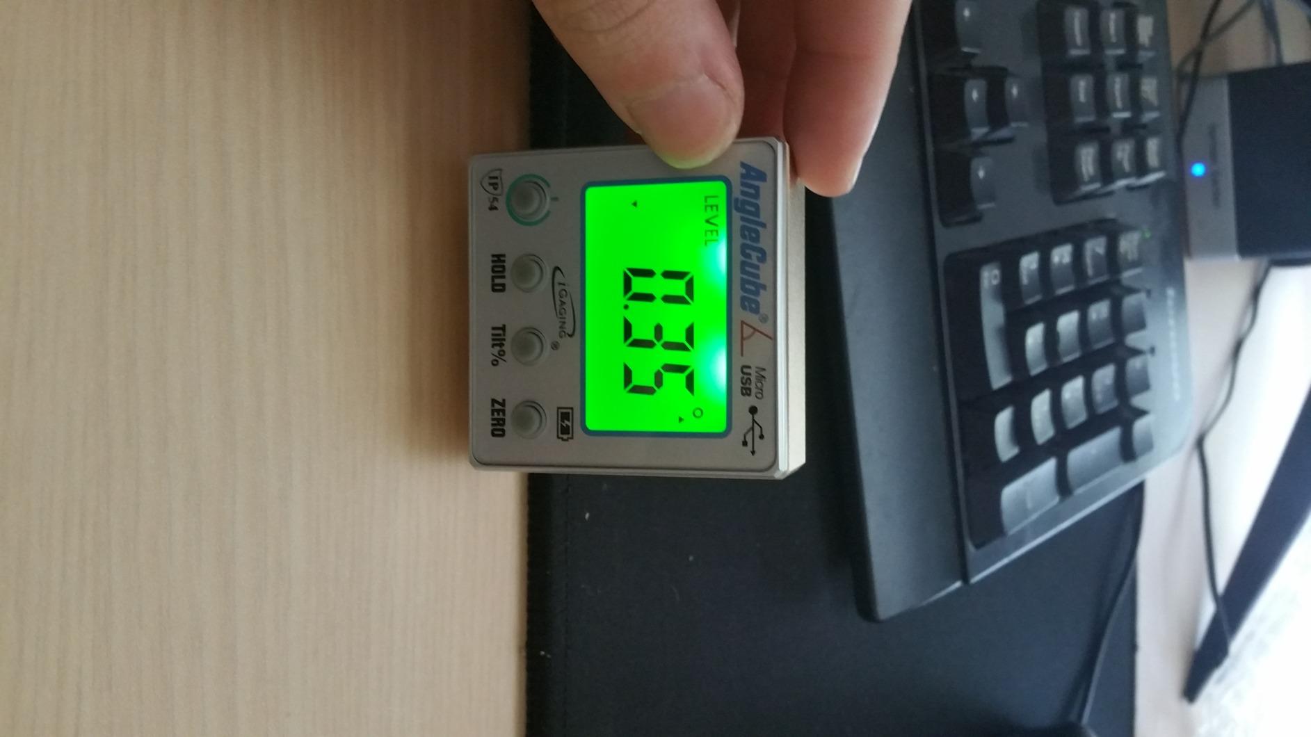 iGaging Angle Gage Backlit Digital Electronic Magnetic Level/Protractor/Bevel Gauge Angle Cube Gen 3 | Digital Angle Protractor, Backlit Display customer photo 1