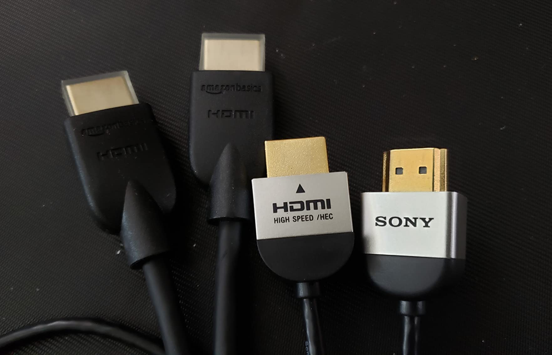 Amazon Basics HDMI Cable, 3-Pack, 6 ft, High-Speed 4K@60Hz HDMI 2.0 Cord, 18Gbps, 2160p, 48 bit, Compatible with TV/PS5/Xbox/Roku/Blu-ray, Ethernet Ready, Black customer photo 1