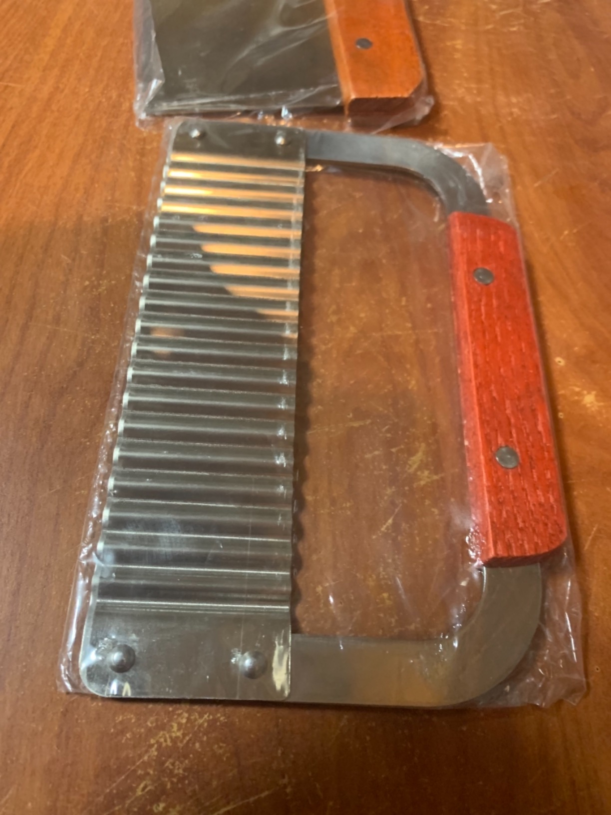2pcs Stainless Steel Wavy & Straight Soap Mold Loaf Cake Cutter Cutting Tools set customer photo 2