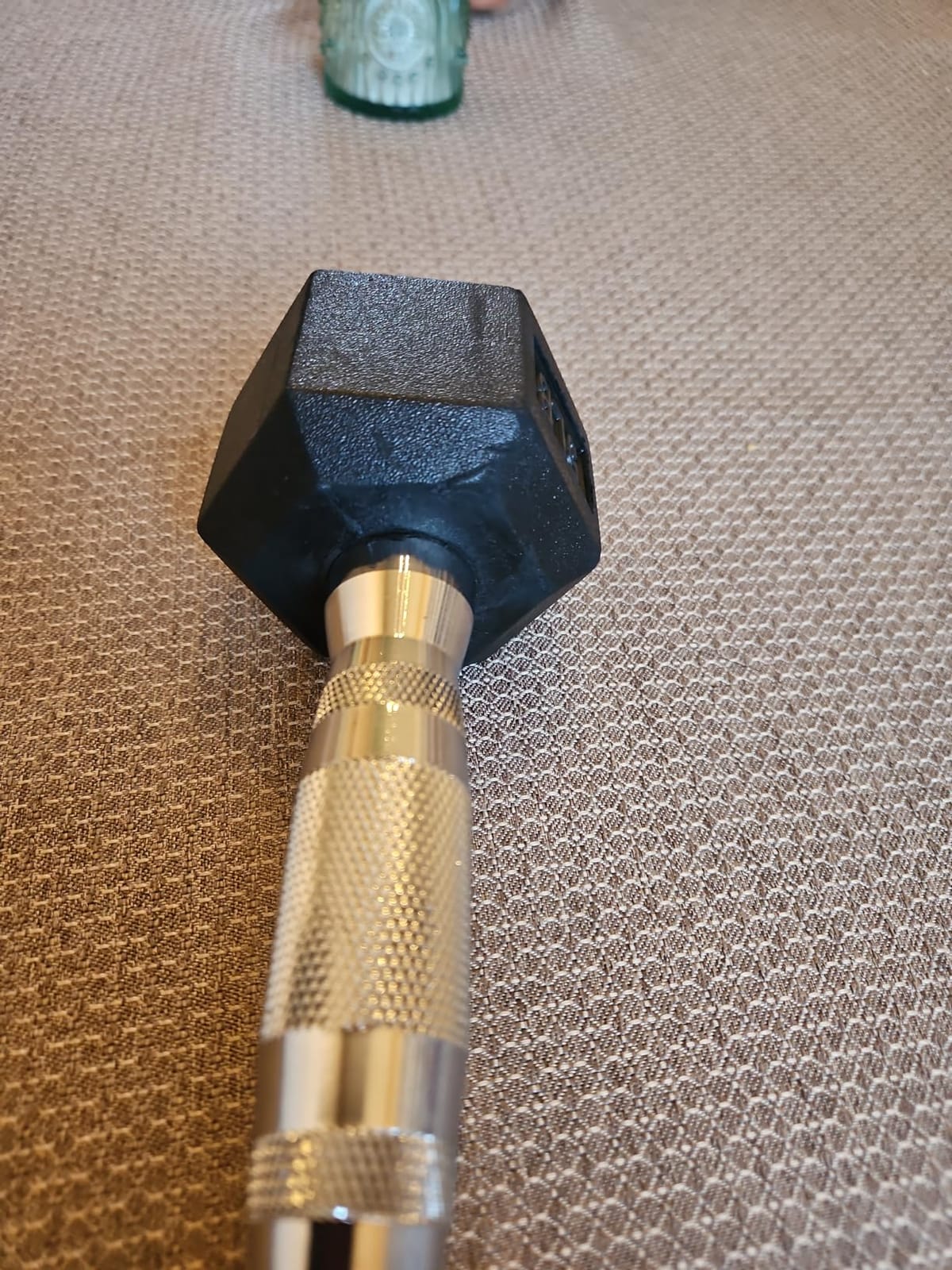 RitFit Rubber Coated Hex Dumbbell Weights Set for Home Gym | Cast Iron Core, Anti-Slip Knurled Chrome Handle, Hexagon Anti-Roll, Heavy-Duty Dumbbell Set for Strength Training customer photo 1