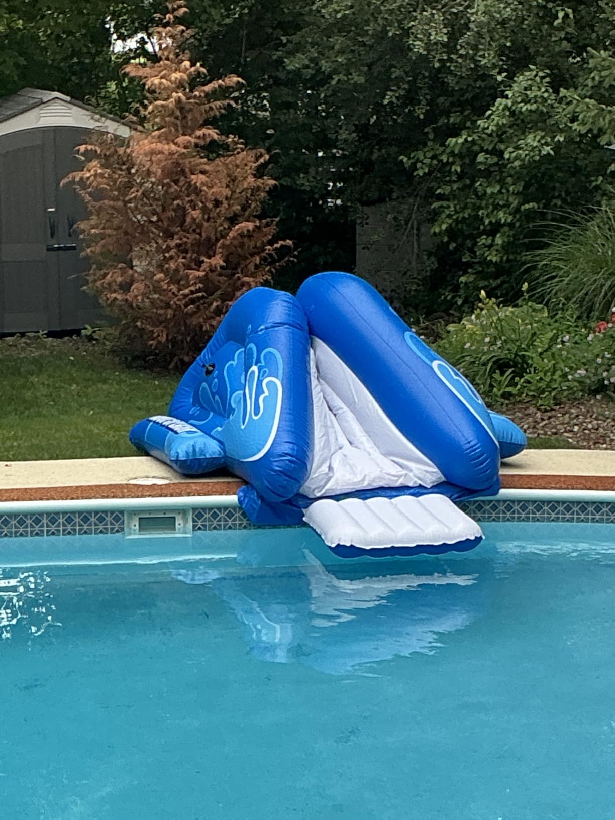 INTEX Kool Splash Inflatable Water Slide for Swimming Pool Fun | 58849EP - Blow Up Play Center with Sprinkler for Kids Ages 6 and Up customer photo 1