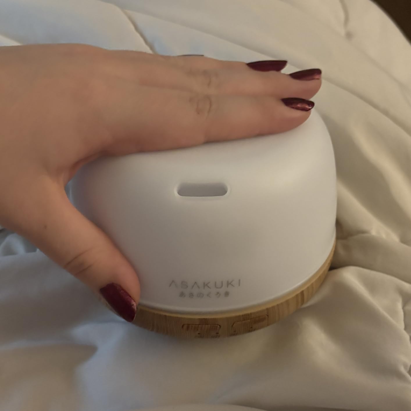 ASAKUKI Essential Oil Diffuser for Home, 500ML Aromatherapy Humidifier customer photo 1