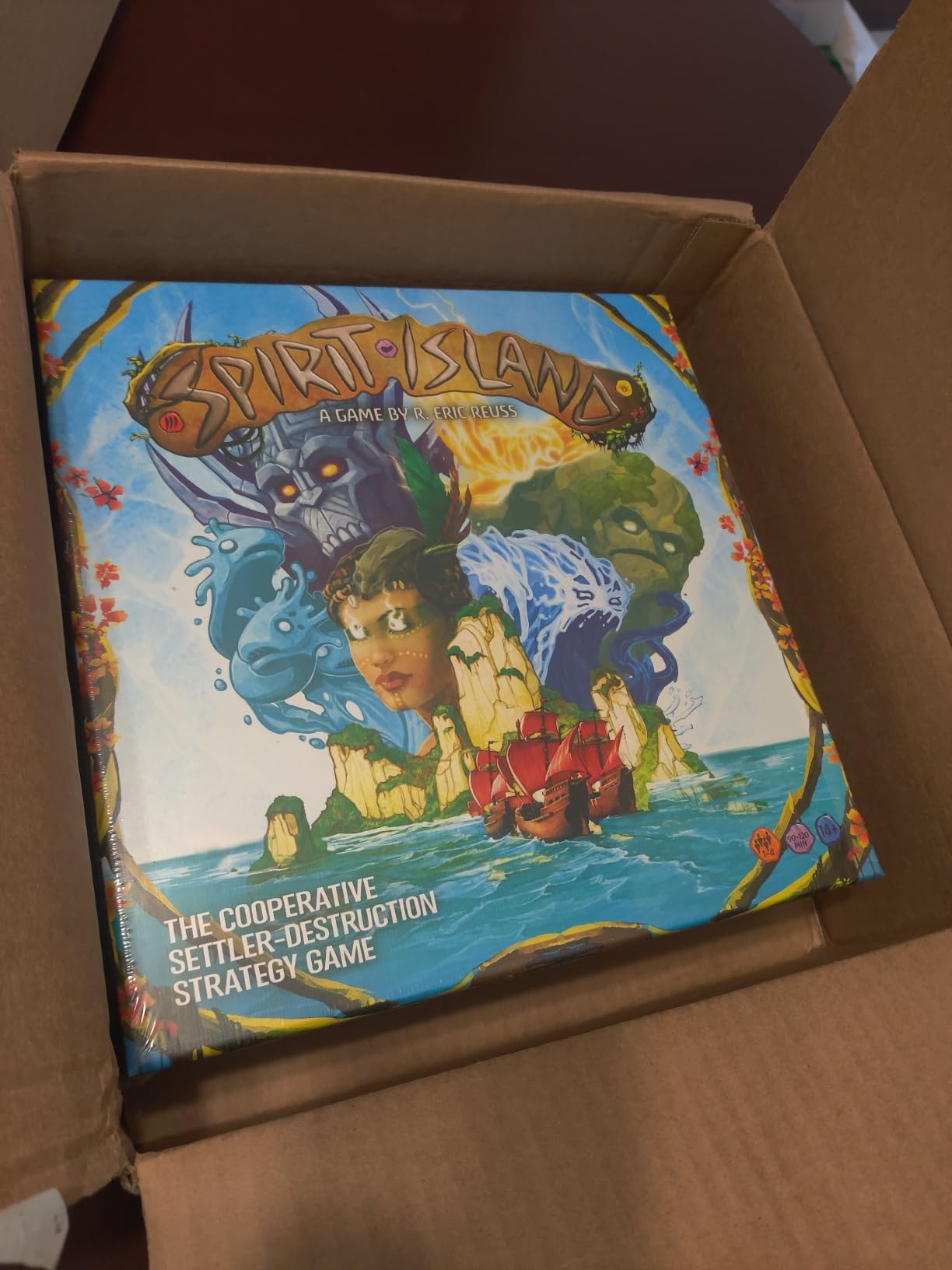 Greater Than Games Spirit Island - Cooperative Strategy Board Game | Expert-Level Solo or Multiplayer Thematic Game for Adults, Defend Your Land from Colonizing Invaders, High Replayability customer photo 2