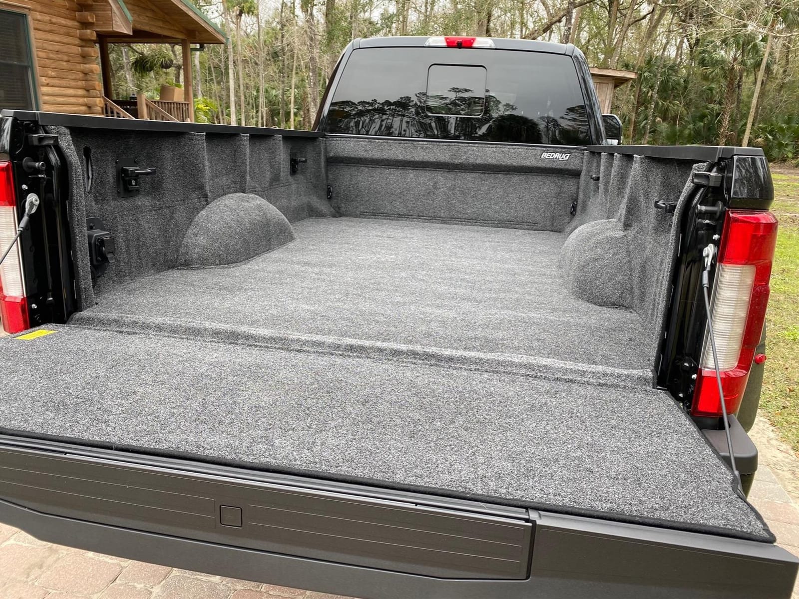Bedrug Classic Bed Liner | Fits 2017 - 2024 Ford F-250, F-350 Superduty 8' Bed (BRZSPRAYON is required if installing over Spray-In Liner), Charcoal Grey | BRQ17LBK customer photo 1