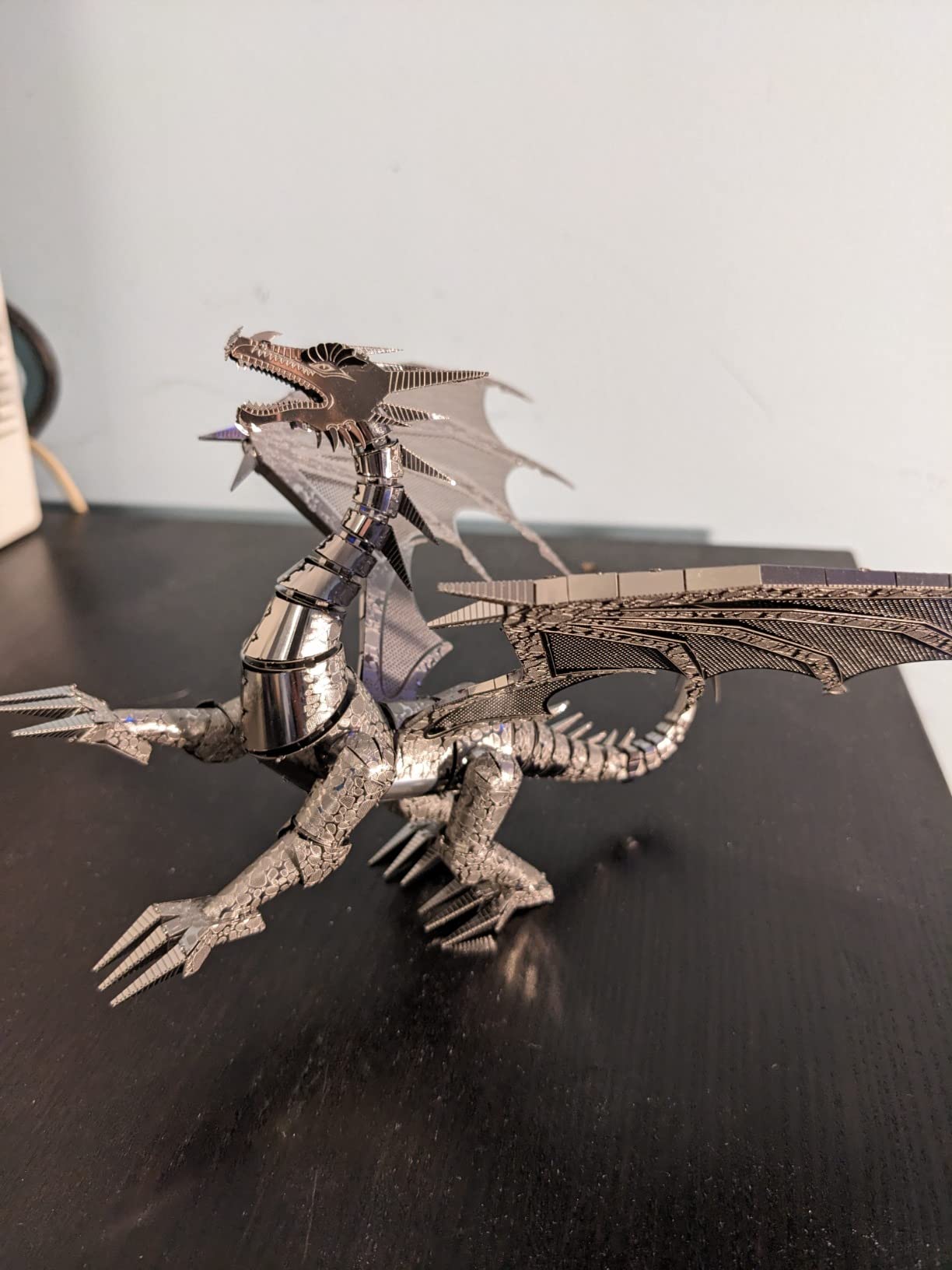 Fascinations Metal Earth Premium Series Silver Dragon 3D Metal Model Kit customer photo 1