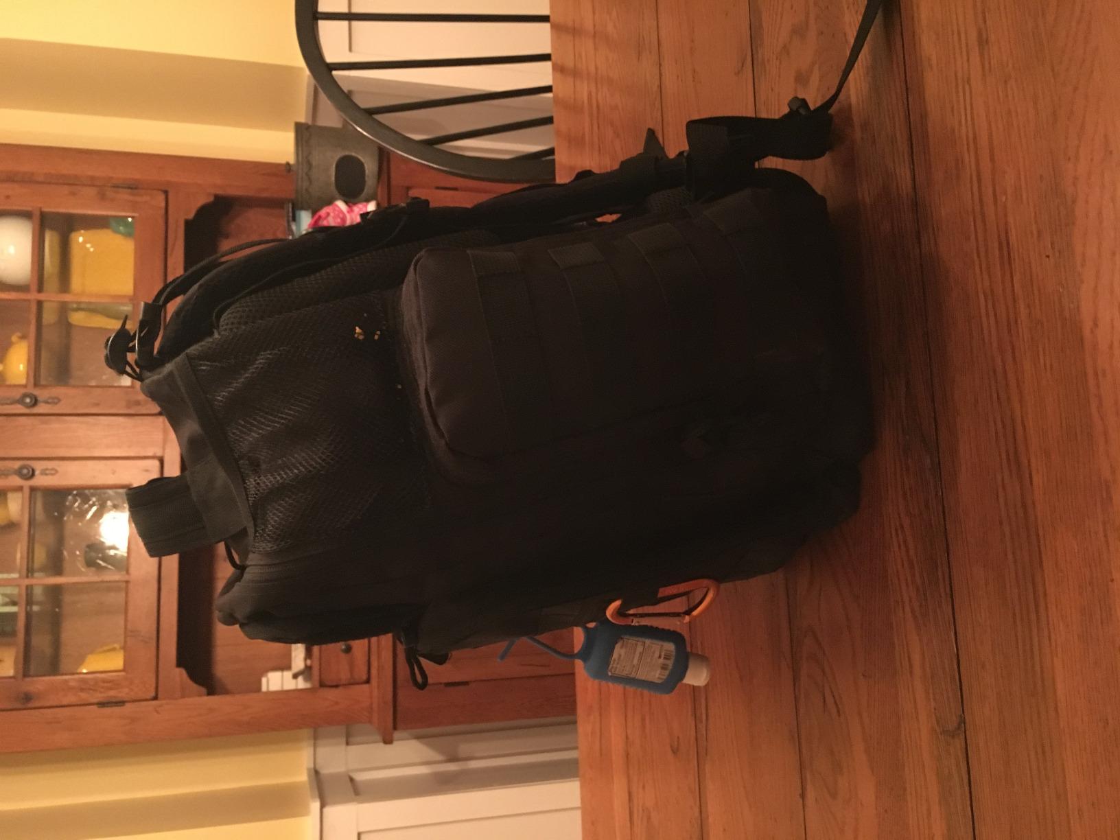 HighSpeedDaddy Diaper Bag Backpack with Diaper Changing Mat - Waterproof Military-Grade Baby Travel Bag - Spacious Design for Moms and Dads on the Go with Toddlers Baby Bag - Coyote Brown customer photo 2