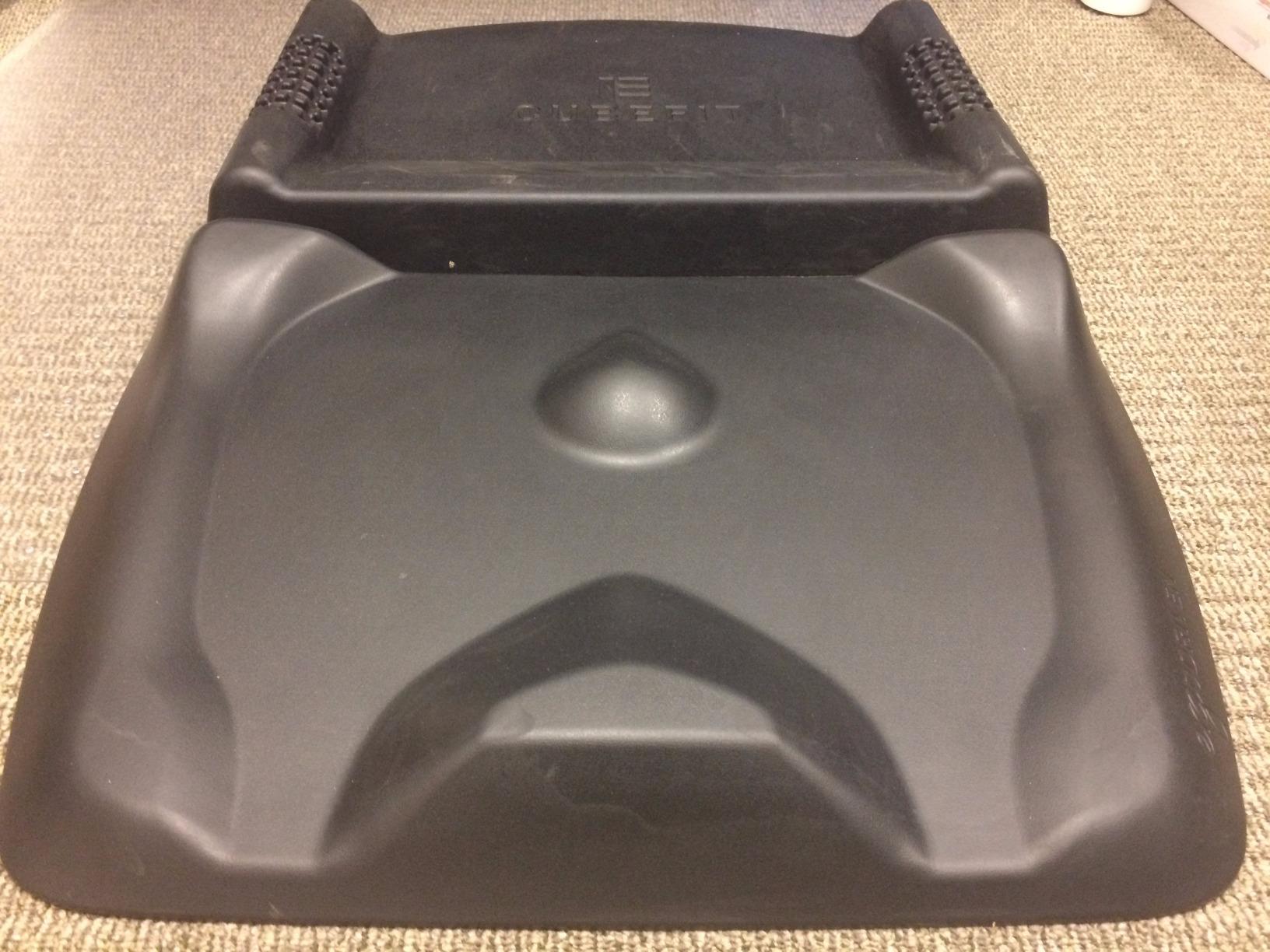 Standing Desk Mat - Topo Mini by Ergodriven | The Smaller Not-Flat Anti-Fatigue Standing Desk Mat with Calculated Terrain | Ultra-Thick Premium Comfort Foam, Durable, No PFAs or PVC | Obsidian Black customer photo 1
