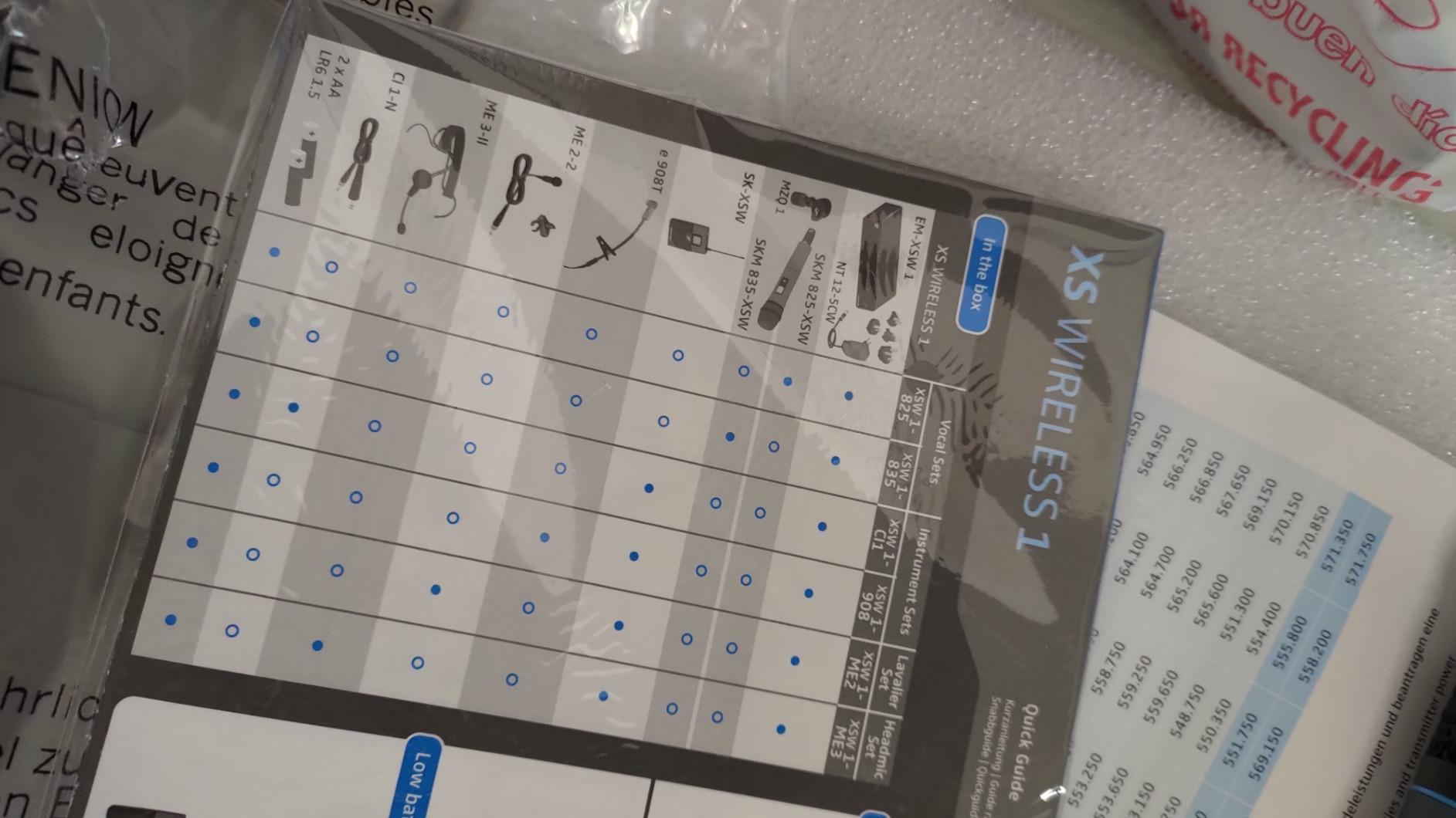 Sennheiser Pro Audio XSW 1-825-A Vocal Wireless Microphone, A Range 548-572 MHz, Black customer photo 2