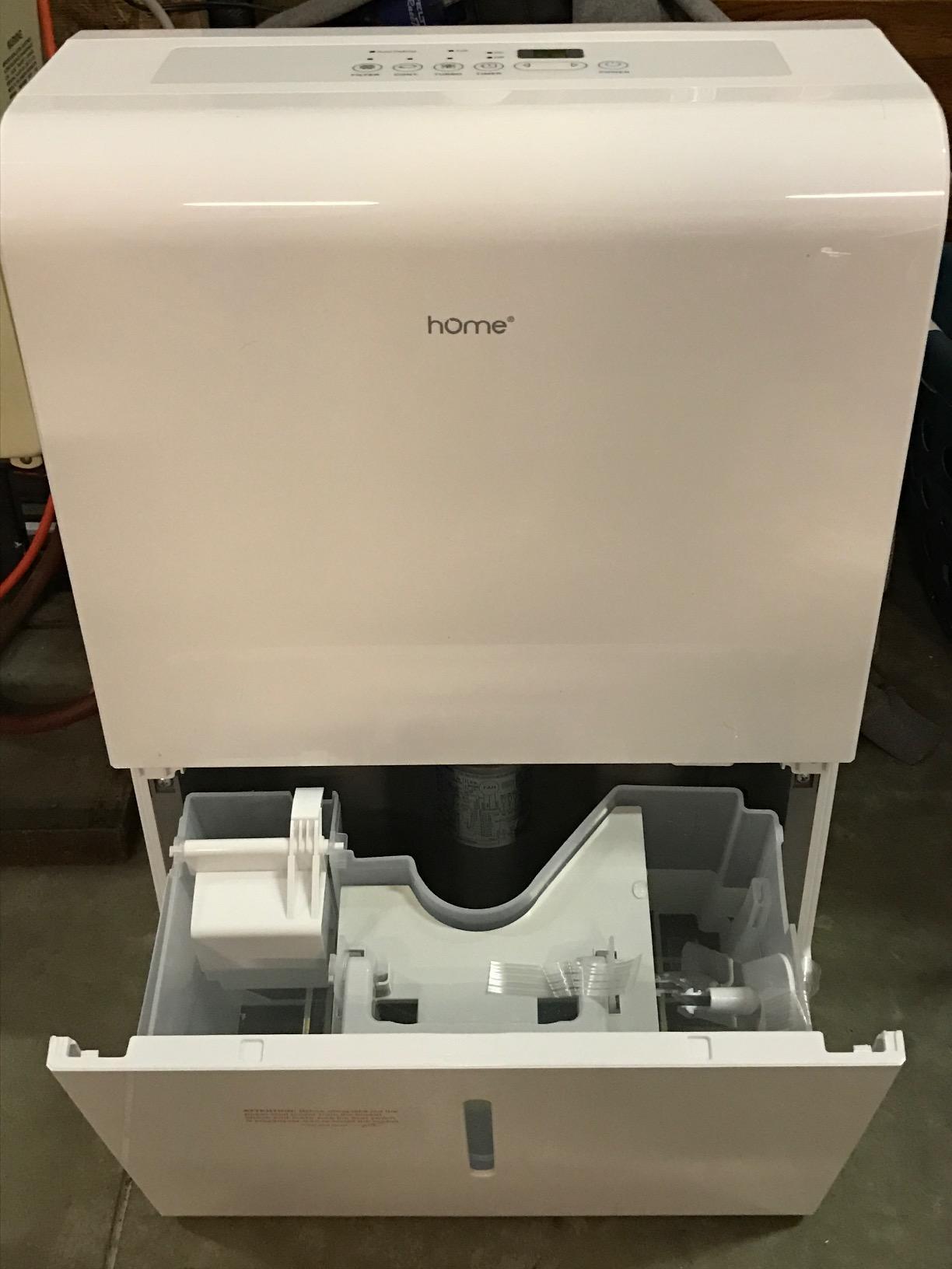 hOmeLabs Dehumidifier 4,500 Sq Ft 32 Pint (MAX 80 Pint at 95°F, 90% RH) | WIFI + Upgraded Advanced Humidity & Moisture Control, Quiet, Efficient, Auto Shut-off, Ideal for Home, Basement, Office customer photo 2