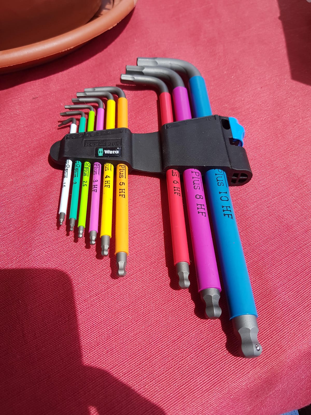 Wera 950 SPKL/9 SM HF Multicolour L-Key Set, Metric, BlackLaser, with Holding Function, 9 Pieces customer photo 1