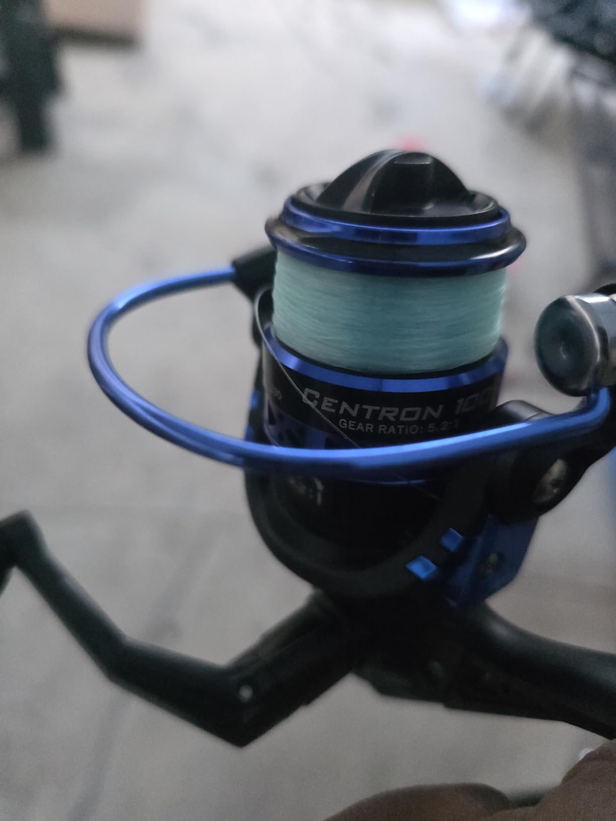 KastKing Centron & Centron Lite Spinning Fishing Reels, Collapsible Handle | Max Drag: 17.5 lb, 9+1 BB, 13.9 oz, CNC Aluminum Spool, 5.2:1 Gear Ratio, Freshwater & Saltwater customer photo 1