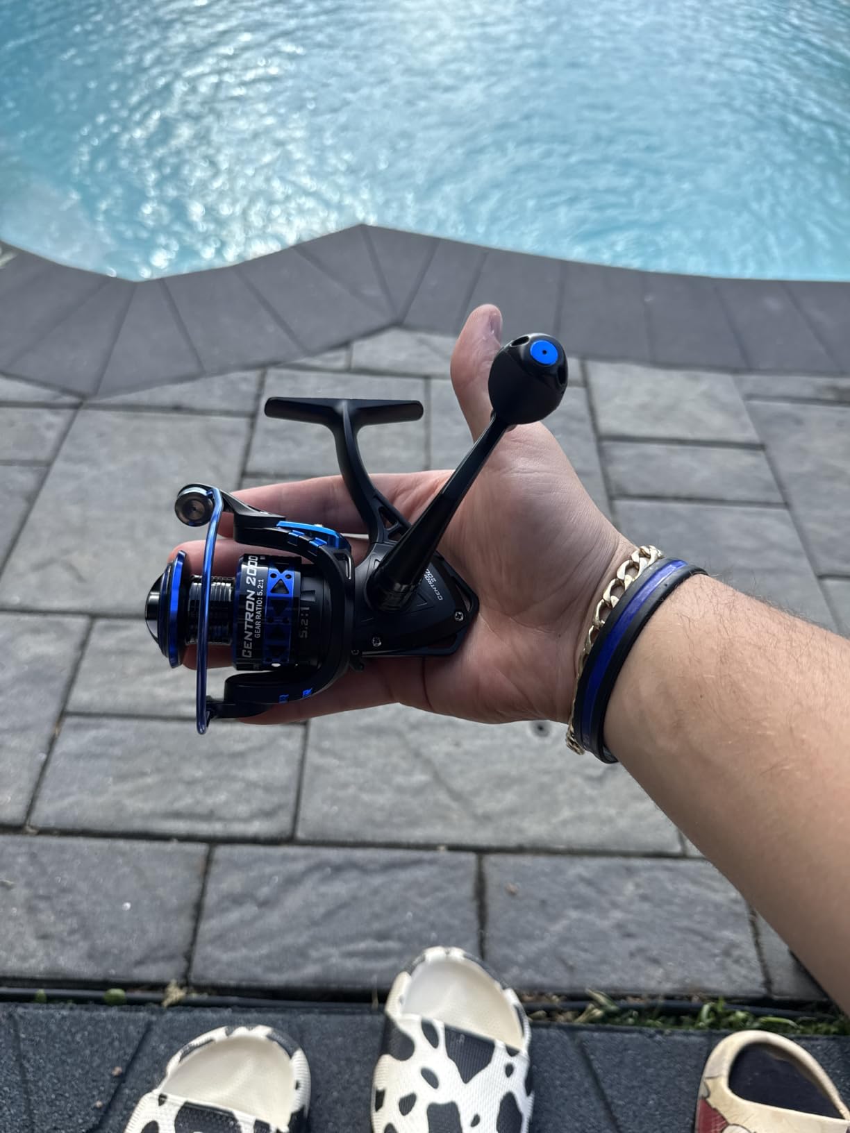 KastKing Centron & Centron Lite Spinning Fishing Reels, Collapsible Handle | Max Drag: 17.5 lb, 9+1 BB, 13.9 oz, CNC Aluminum Spool, 5.2:1 Gear Ratio, Freshwater & Saltwater customer photo 2