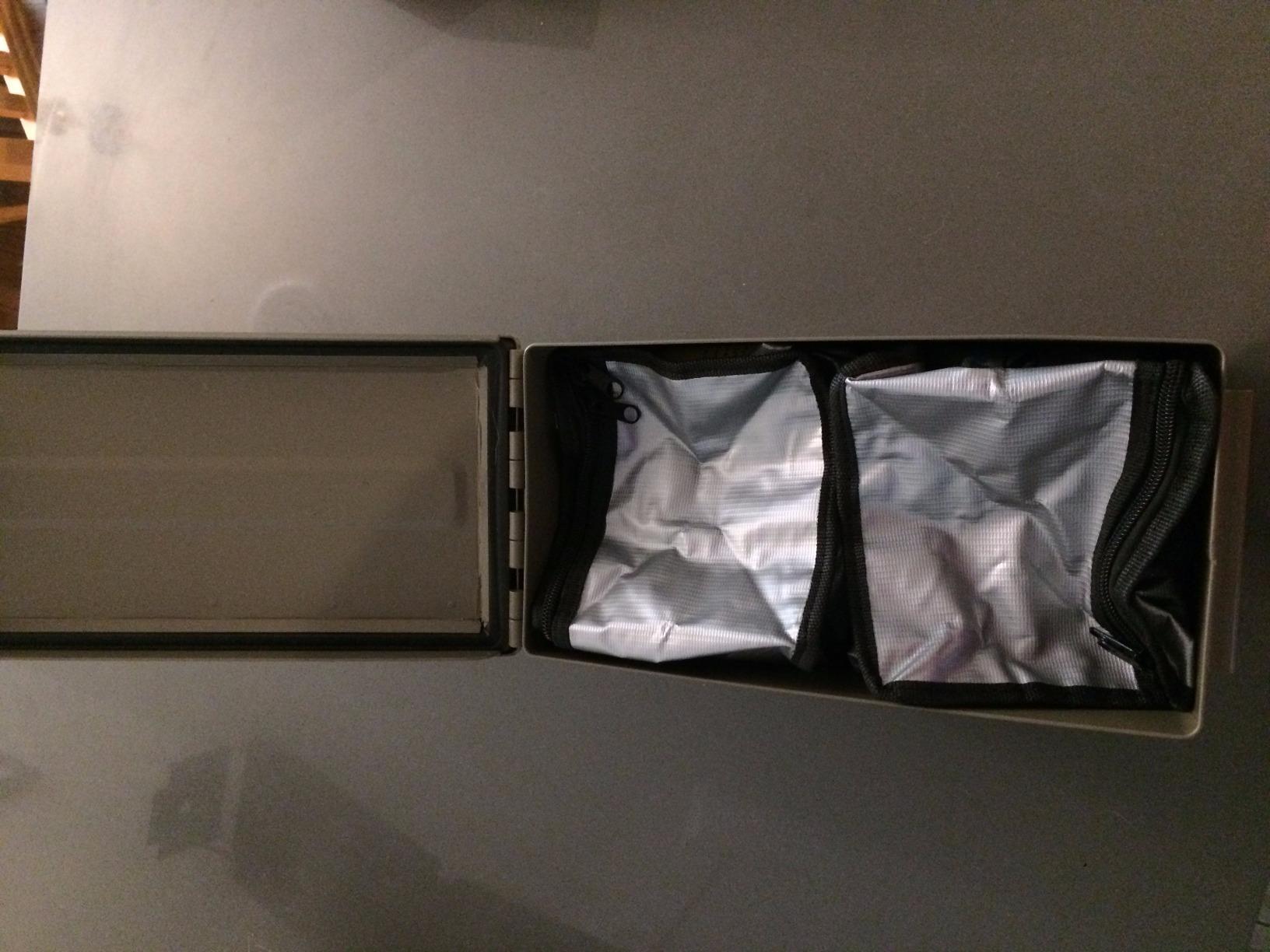 COLCASE Lipo Bag Fireproof Explosionproof for Lipo Battery Storage Charging | Large Space Highly Sturdy Double Zipper Lipo Battery Bag 8.46x5.7x6.5 inches customer photo 1