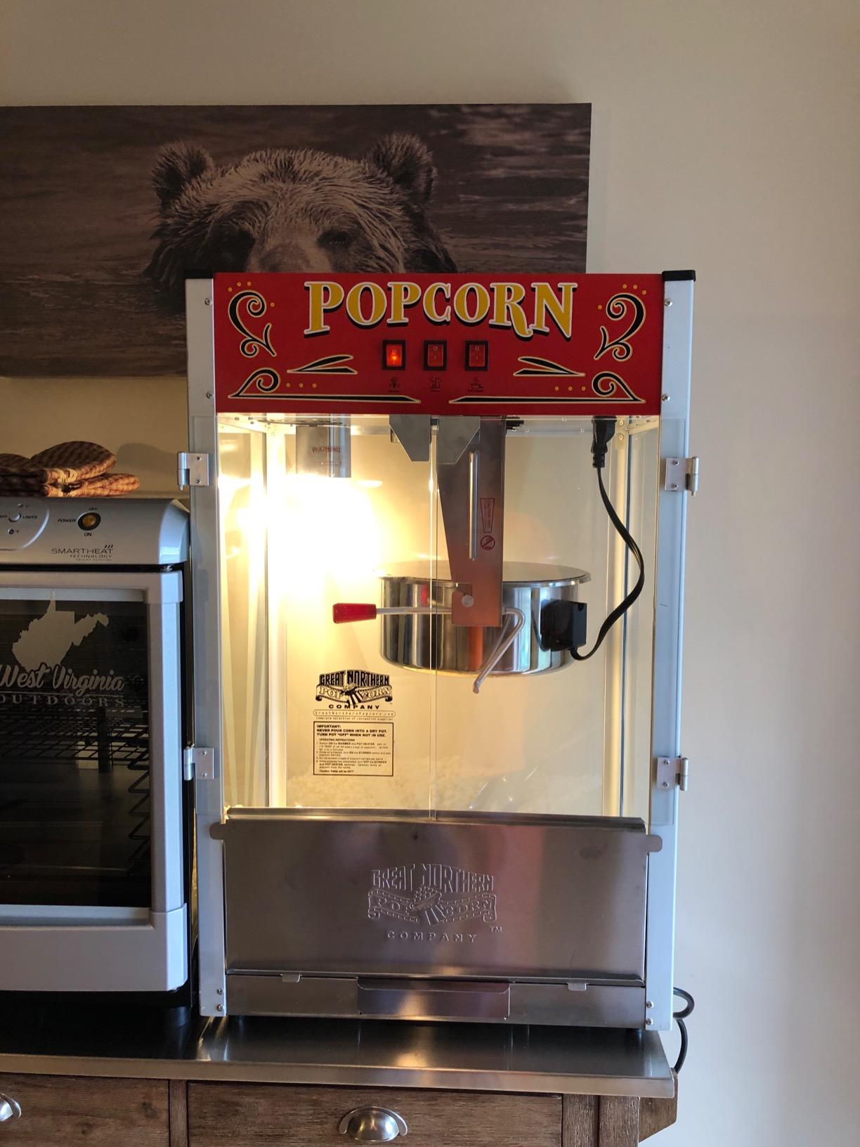 Great Northern Midway Marvel Commercial Quality Popcorn Popper Machine 16 Ounce | Large Popcorn Maker Machine with 16oz Kettle Popper with Old Maids Drawer, Warming Tray, Scoop - Pops 7 Gallon Batches customer photo 2