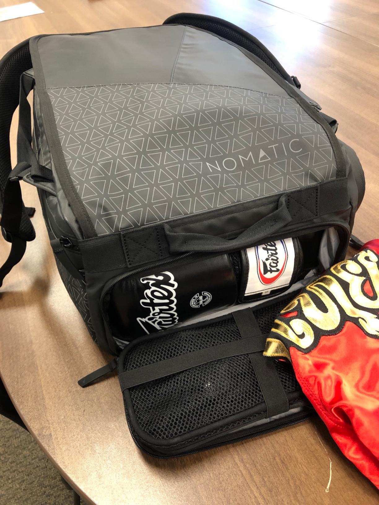 NOMATIC 40L Travel Bag - Convertible Duffel/Backpack, Carry-on Size, Everyday Use Laptop Bag, TSA Compliant customer photo 2