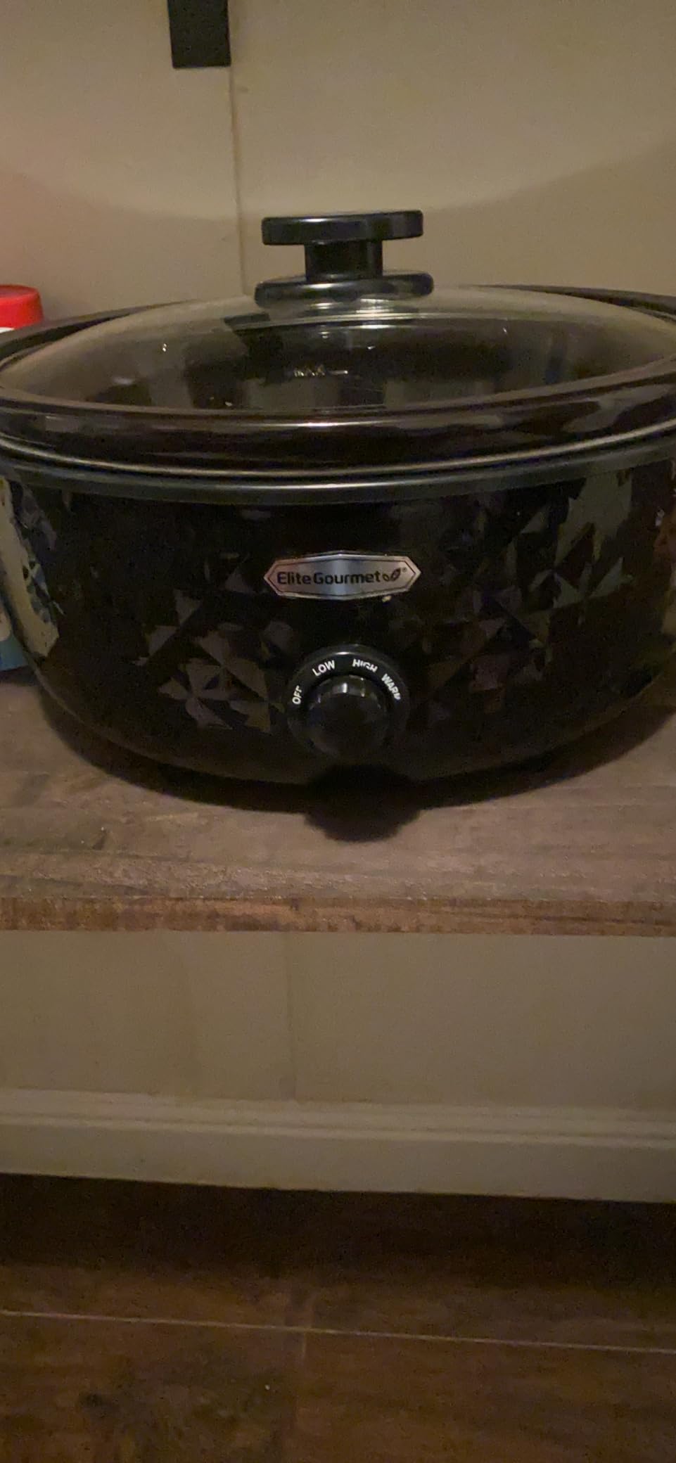 Elite Gourmet MST-350B Electric Slow Cooker, Adjustable Temp, Entrees, Sauces, Stews & Dips, Dishwasher Safe Glass Lid & Crock (3 Quart, Black) customer photo 2