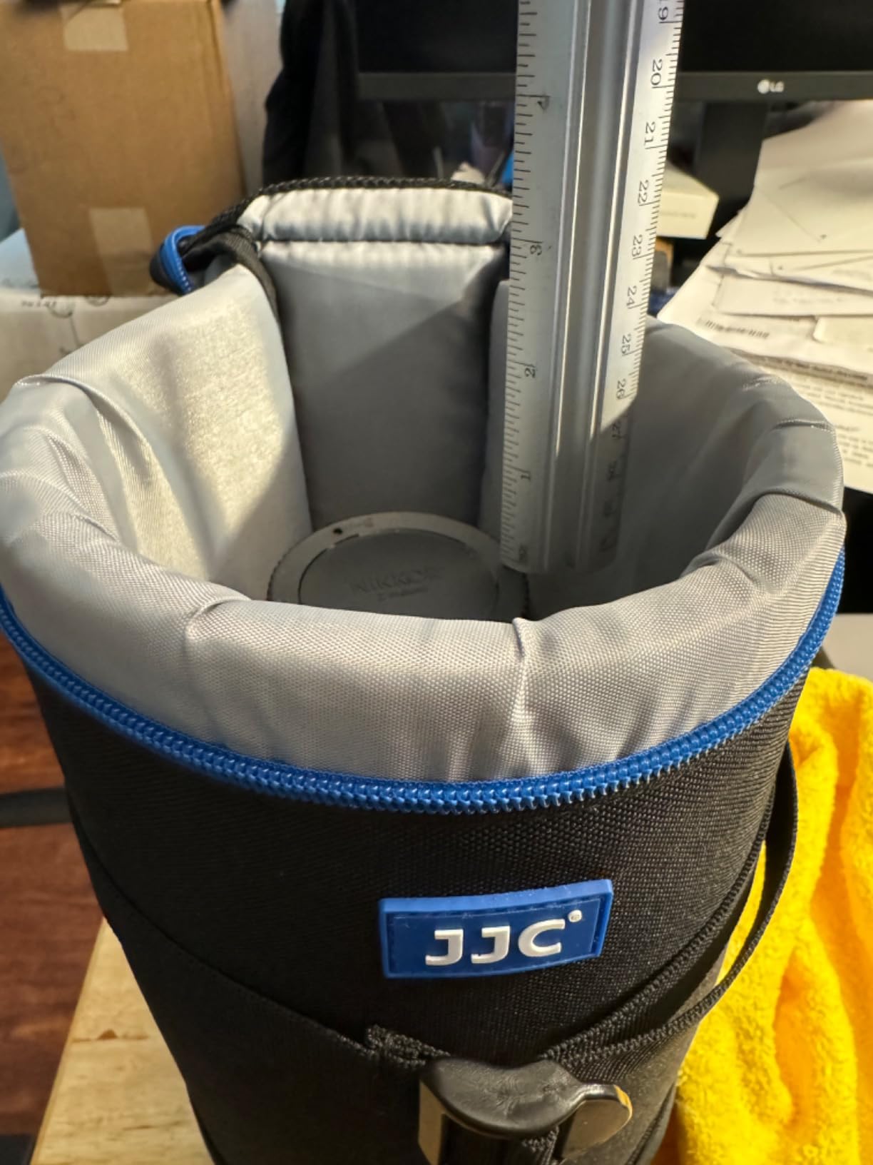 JJC Deluxe Lens Case Pouch Bag for Camera Lens Below 3.15