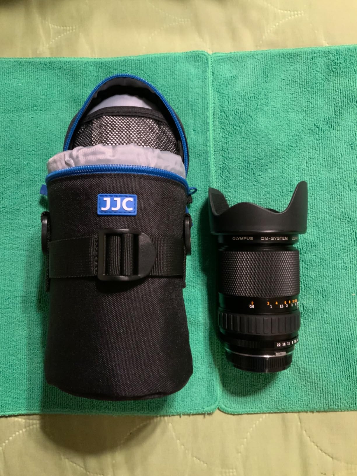 JJC Deluxe Lens Case Pouch Bag for Camera Lens Below 3.9