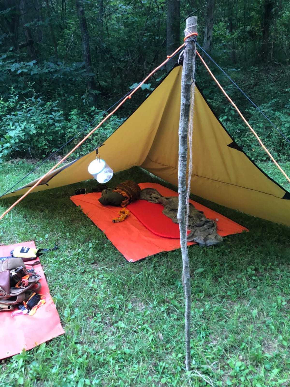 OneTigris Bulwark Camping Tarp, 100% Waterproof Bushcraft Shelter, Lightweight Hammock Rain Fly Portable Anti UV Large customer photo 2