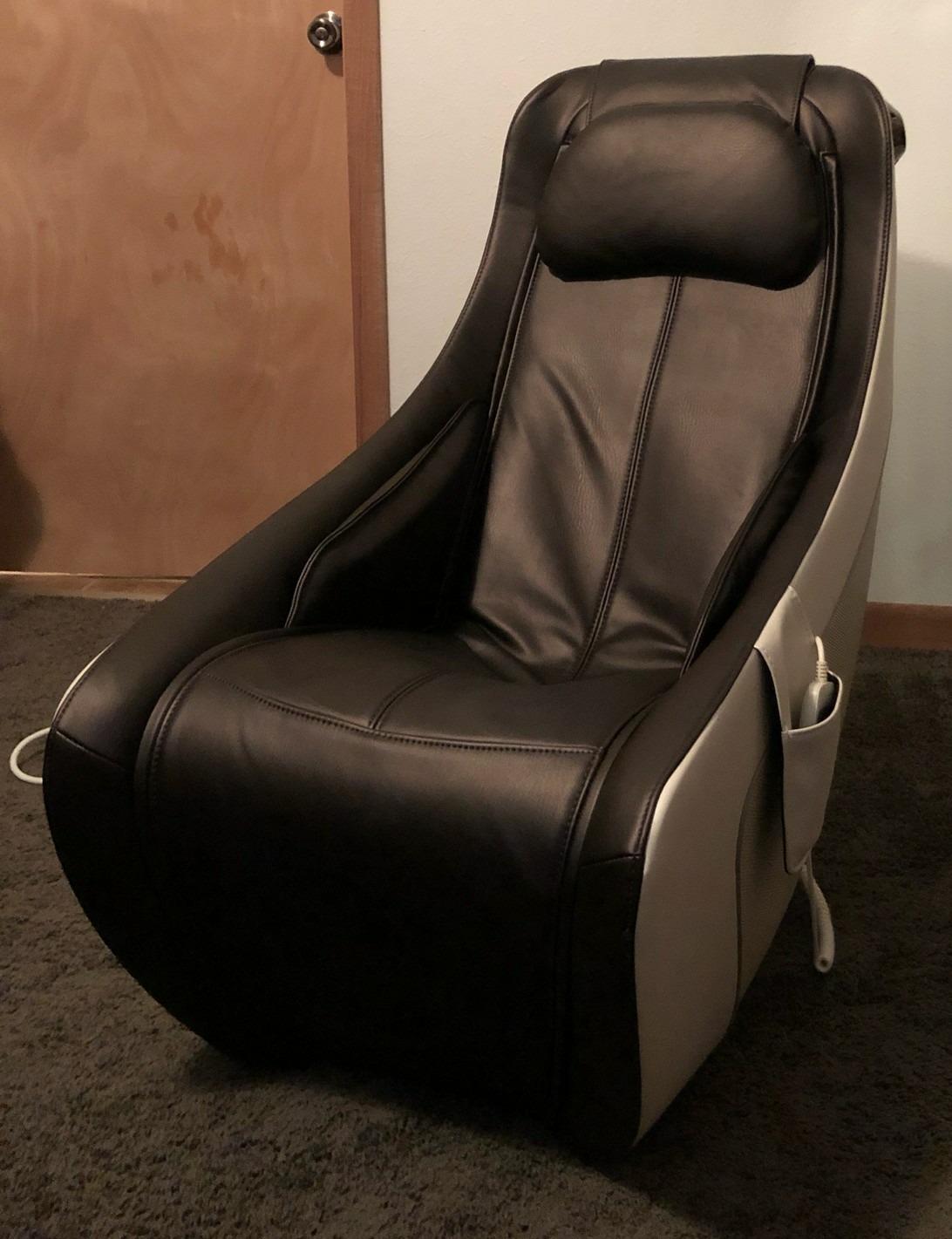 CirC Premium Massage Chair - SL Track, Heated, Ergonomic, Full Body, Deep Tissue, Shiatsu and Remote-Controlled, Home & Office Use (Burnt Coffee) customer photo 1