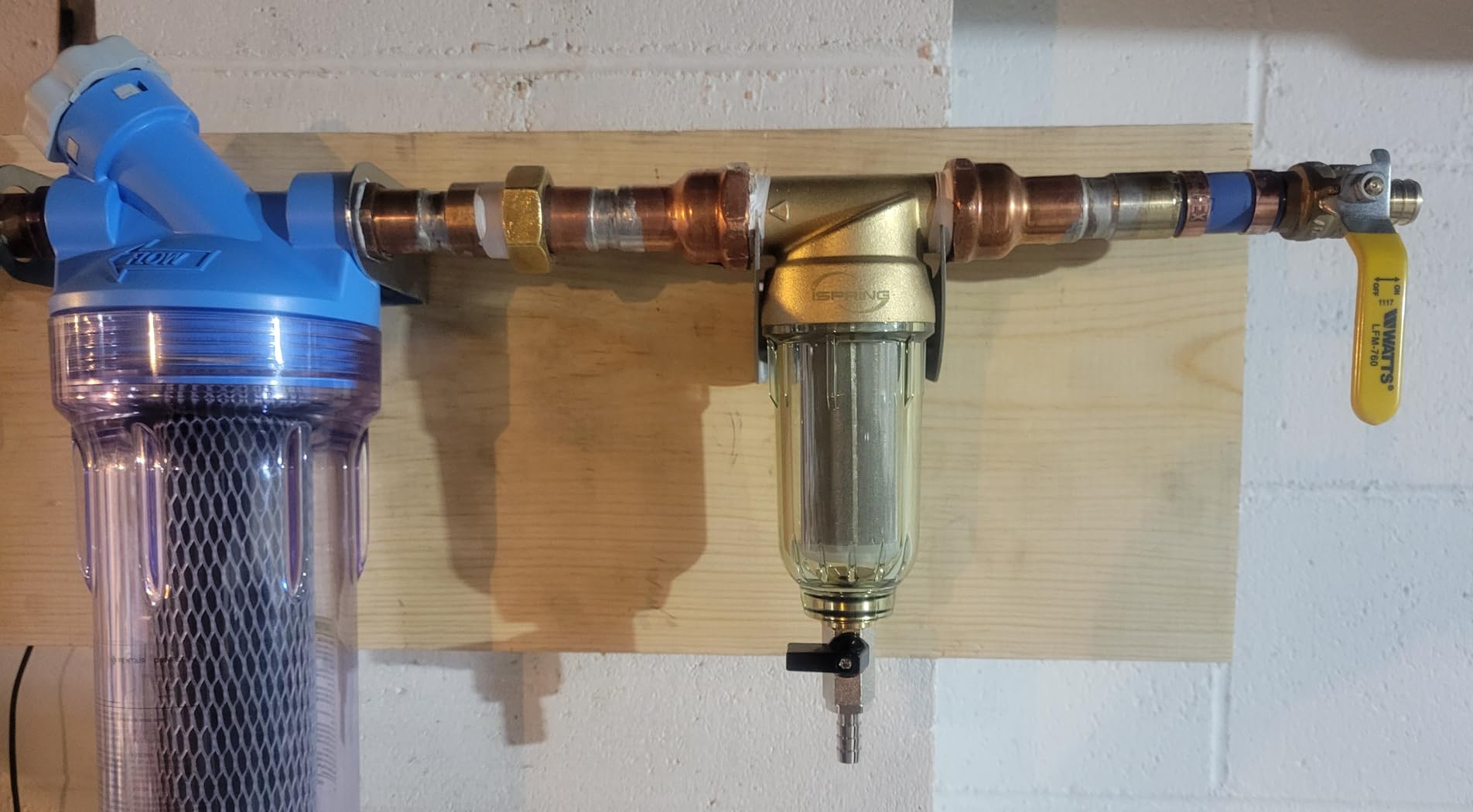 iSpring WSP-50SL Spin Down Sediment Filter with Siliphos Scale Inhibitor, 50 Micron customer photo 2