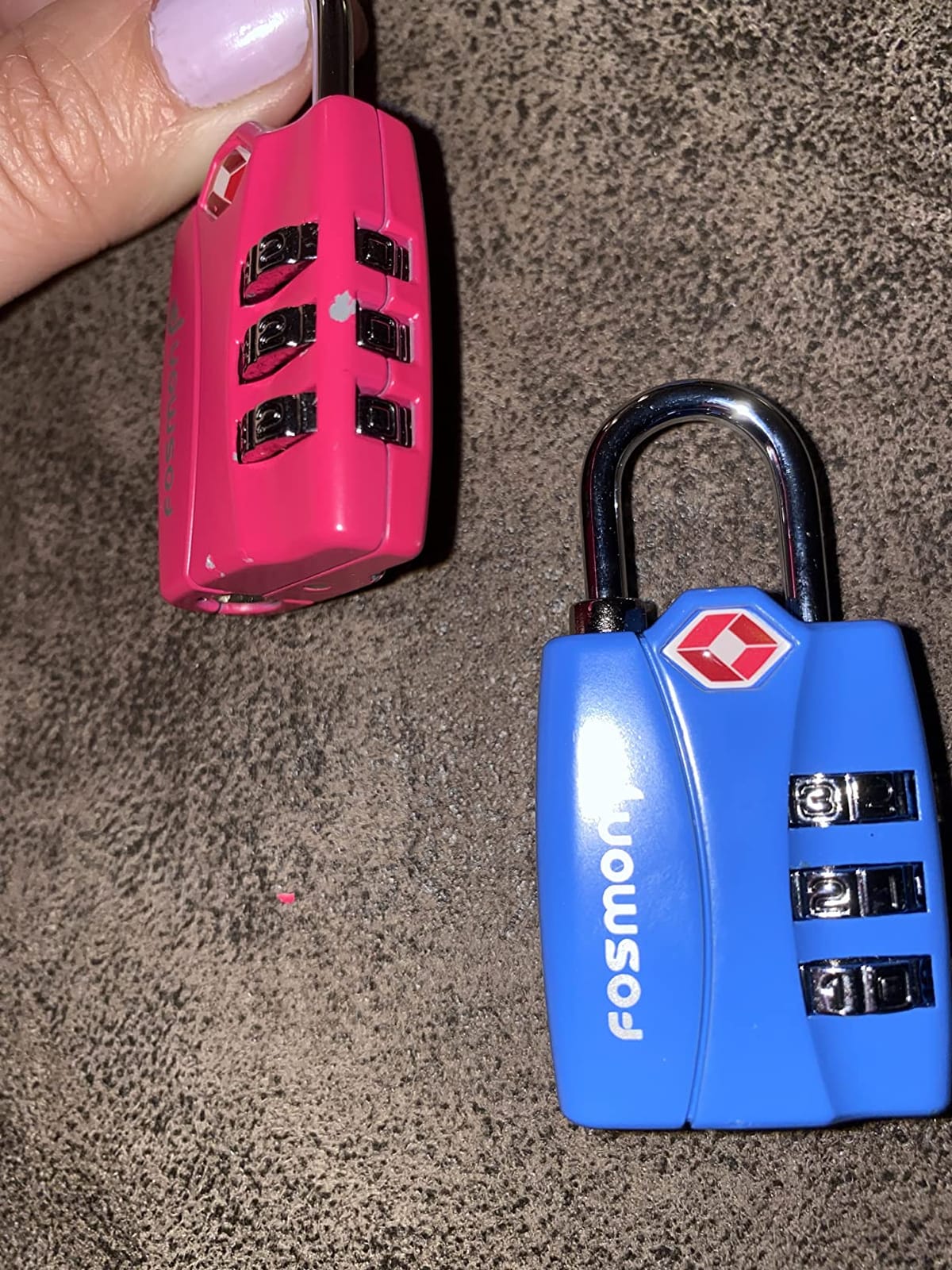 Fosmon TSA Approved Luggage Locks, 3-Digit Combination Padlock, 4 Pack customer photo 1