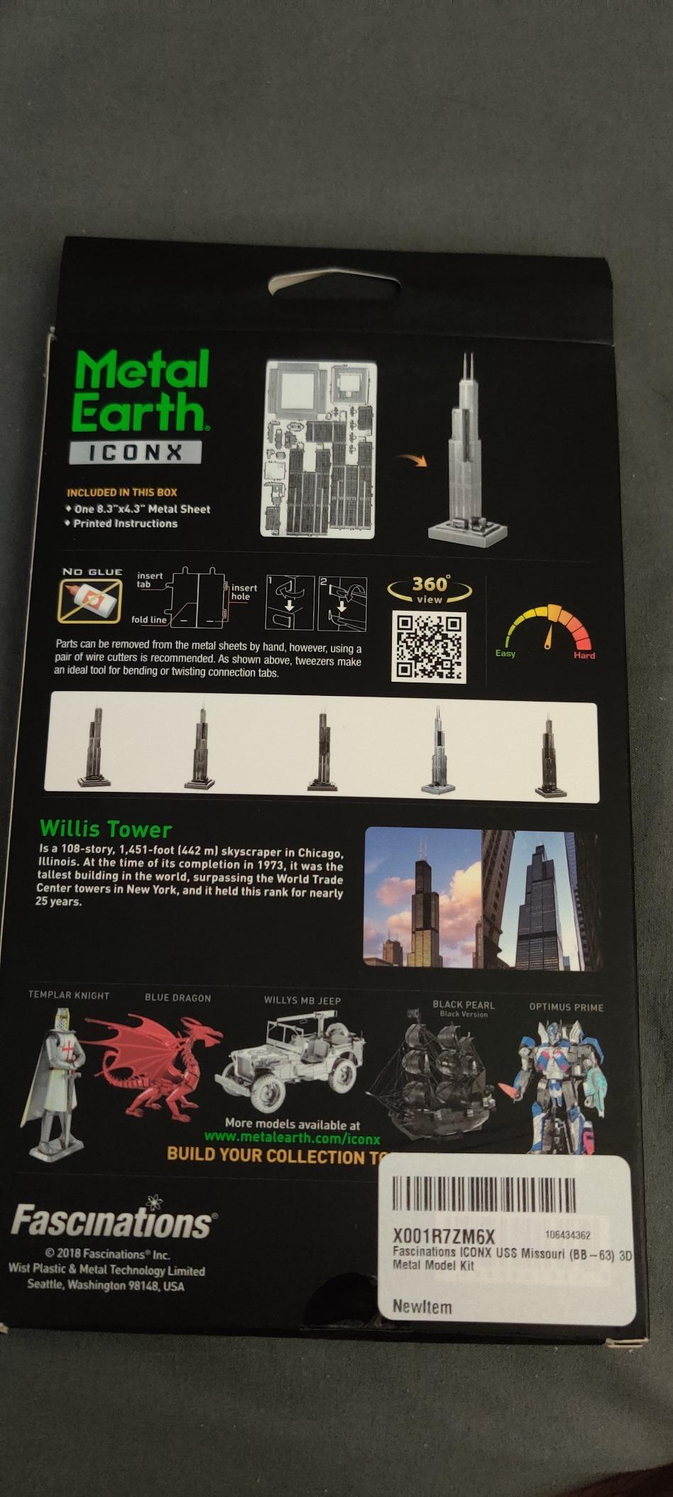 Fascinations Metal Earth Premium Series USS Missouri (BB-63) 3D Metal Model Kit customer photo 2