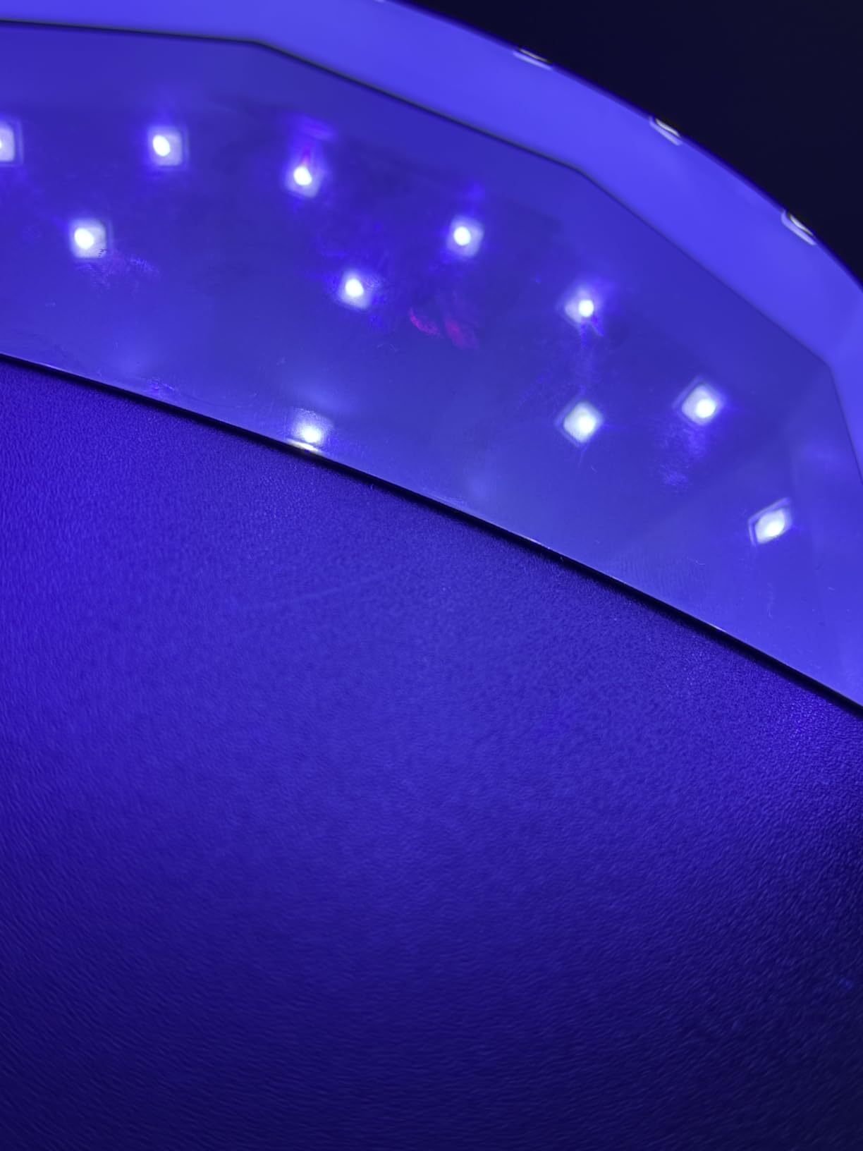 SUNUV UV LED Nail Lamp, Gel Light for Nail Polish UV Dryer SUNONE White customer photo 2
