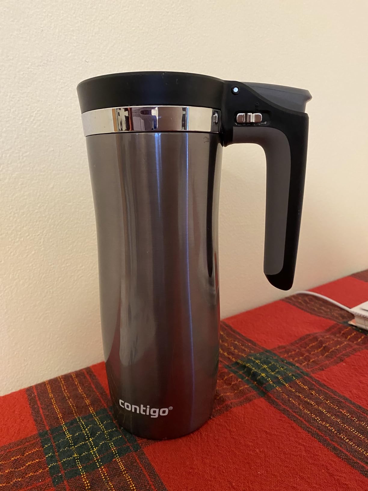 Contigo Handled AUTOSEAL Stainless Steel Travel Mug with Easy-Clean Lid 16 oz customer photo 2