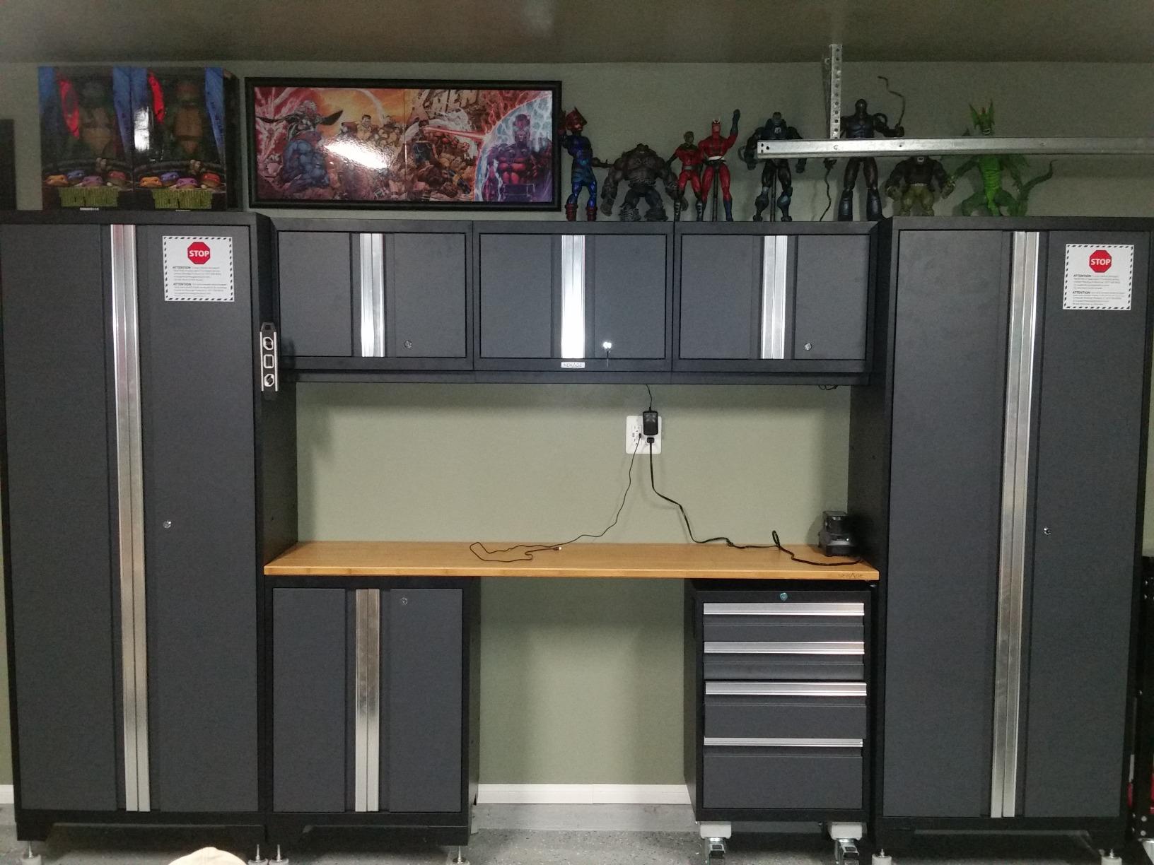 NewAge Products Bold Series Gray 8 Piece Set, Garage Cabinets, 50405 customer photo 2