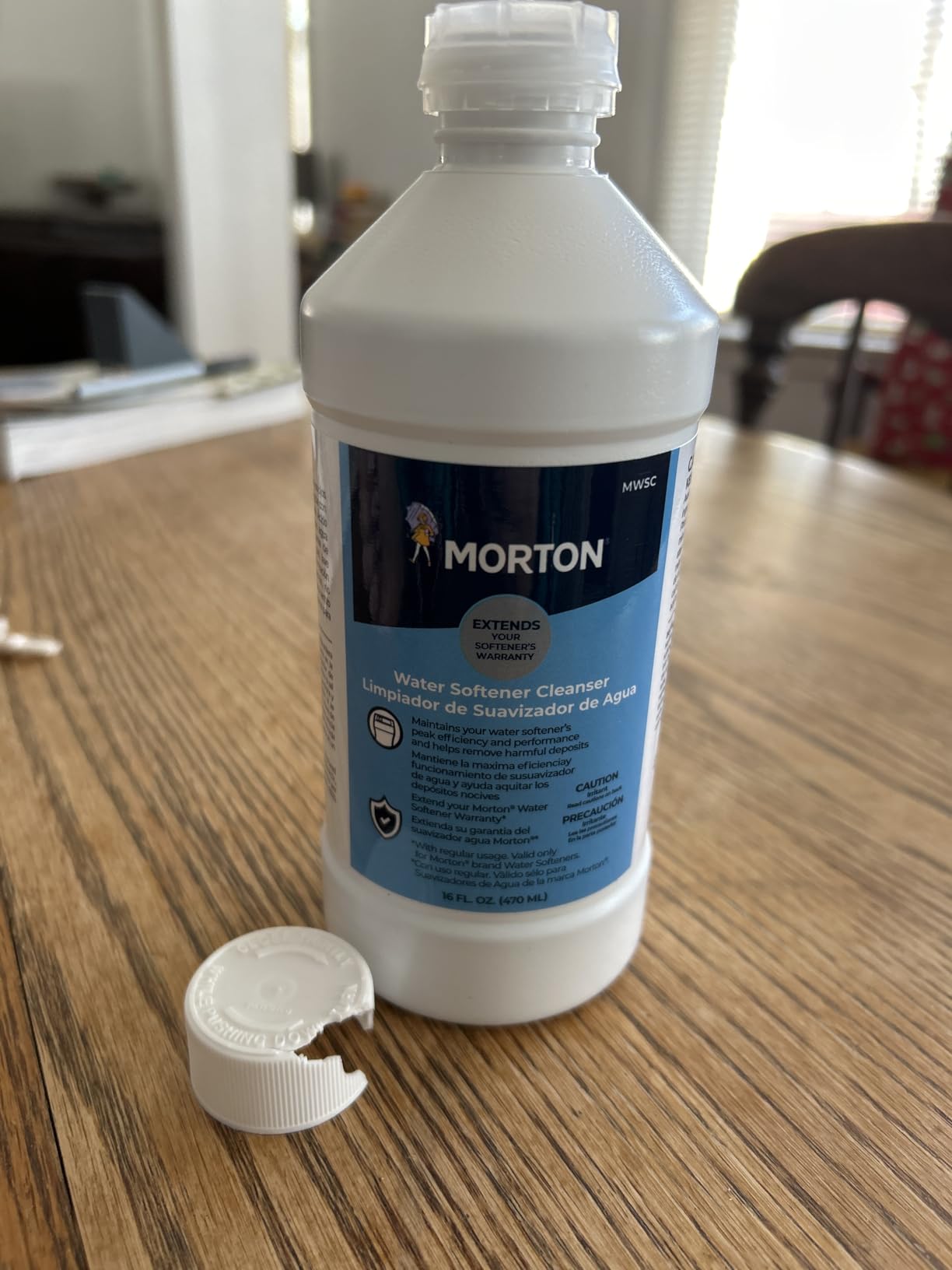 Morton MWSC Universal Water Softener Cleanser - Removes Iron, Sediment & Rust Buildup customer photo 1