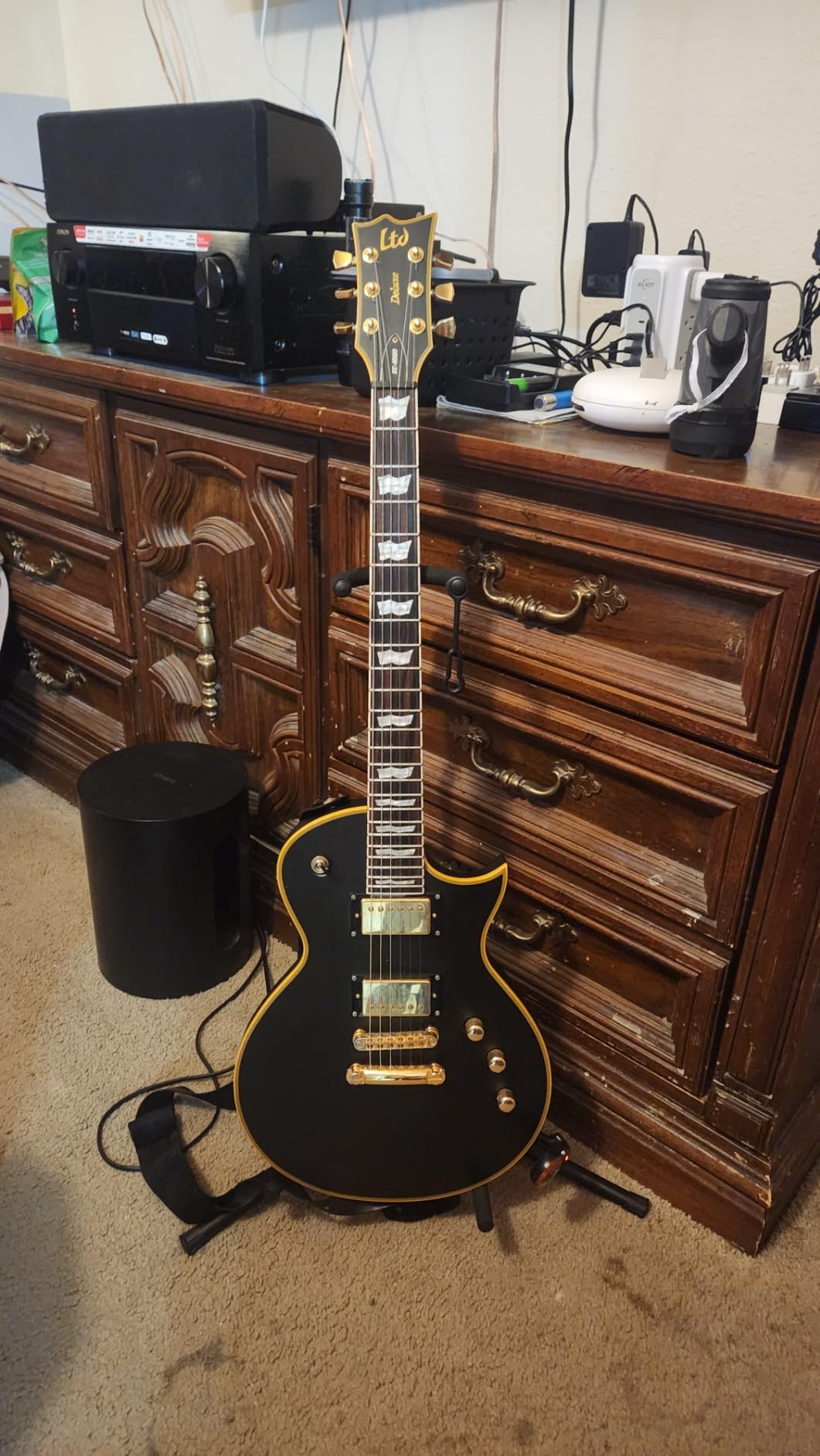 ESP LTD EC-1000 Duncan Electric Guitar - Vintage Black customer photo 1