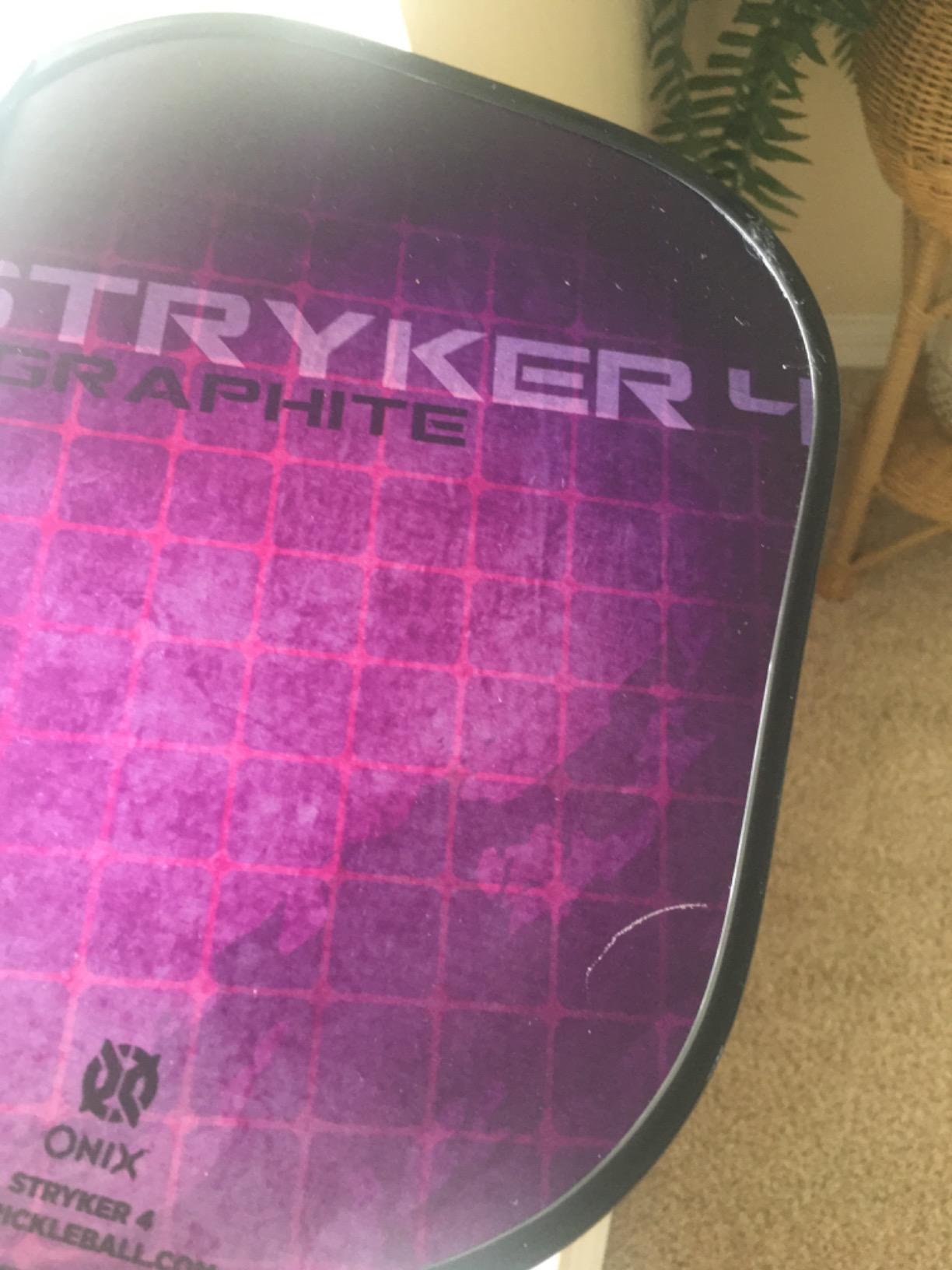Onix Graphite Stryker Pickleball Paddle Features Oversized, Nomex, Paper Honeycomb Core, and Graphite Face customer photo 2