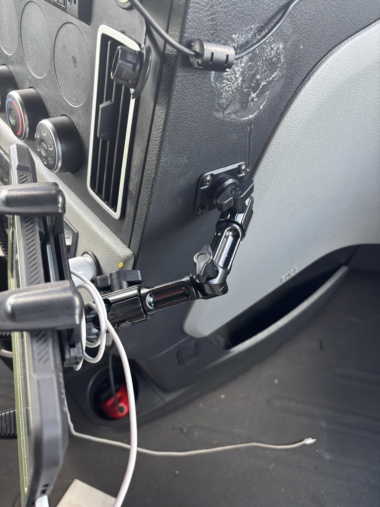 Tackform Industrial Metal Drill Base Tablet Mount [Enduro Series] - iPad Holder for Wall or Truck. ELD Mount | Compatible with iPad mini, iPad Pro 12.9, Galaxy S, Surface Pro & Switch customer photo 2